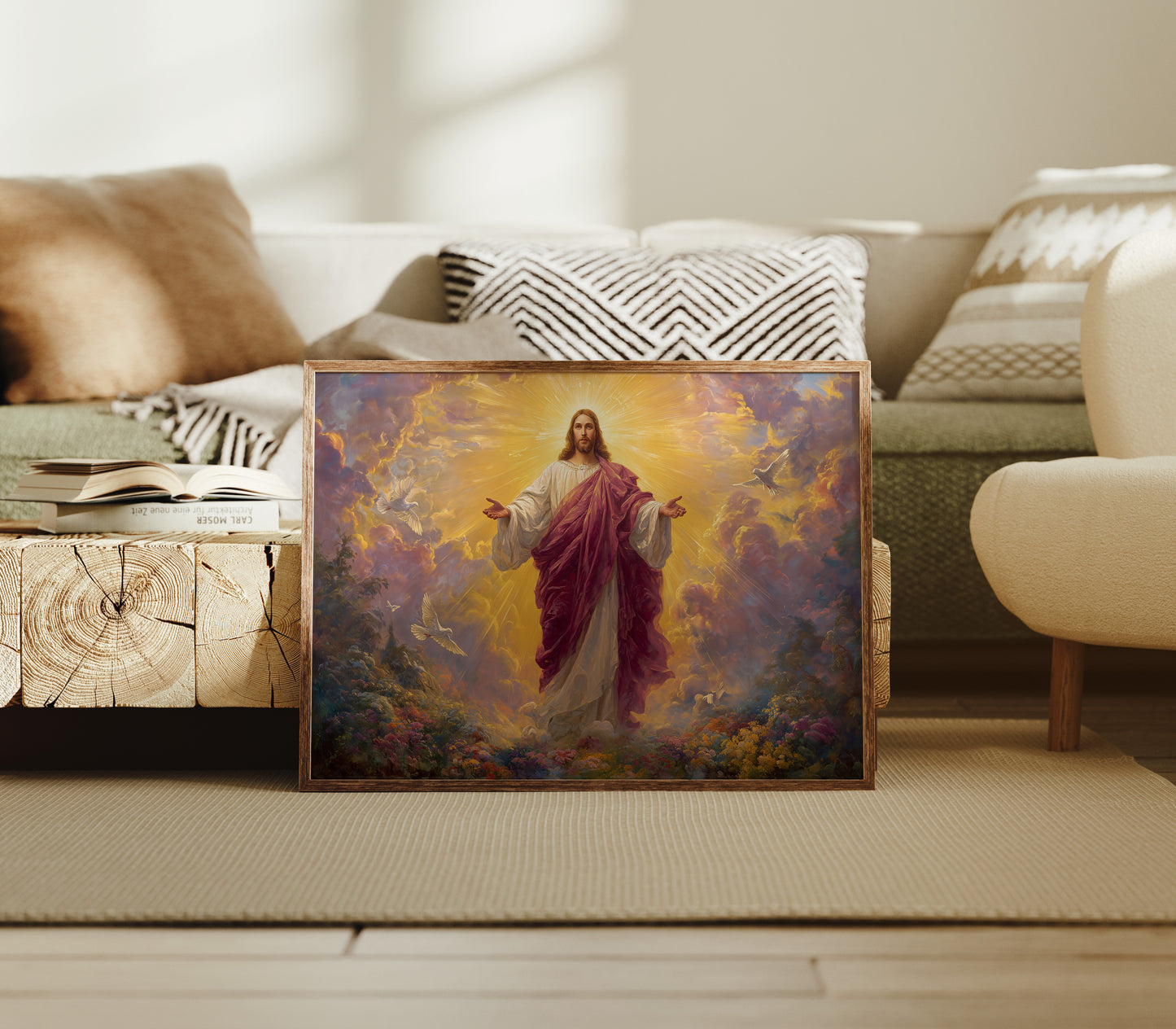 Sacred Light Illuminates Heaven's Garden