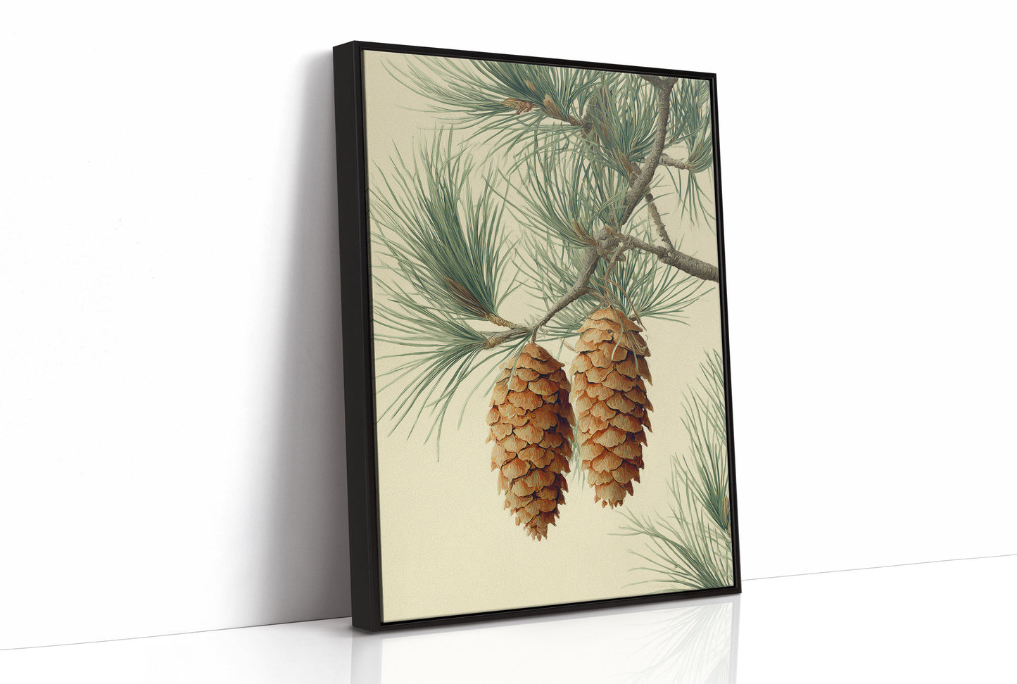 Pine Cones Dance In Winter's Light
