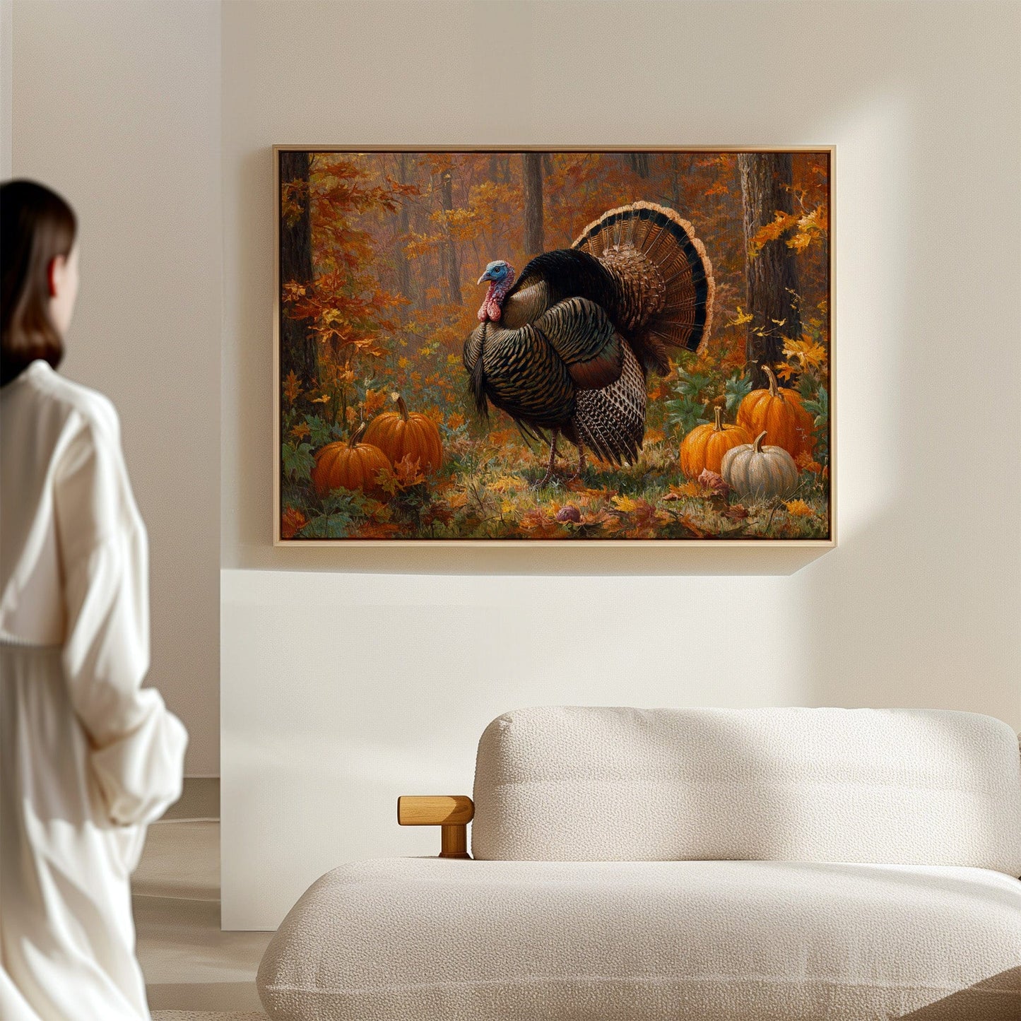 Autumn's Pride Among Pumpkin Fields