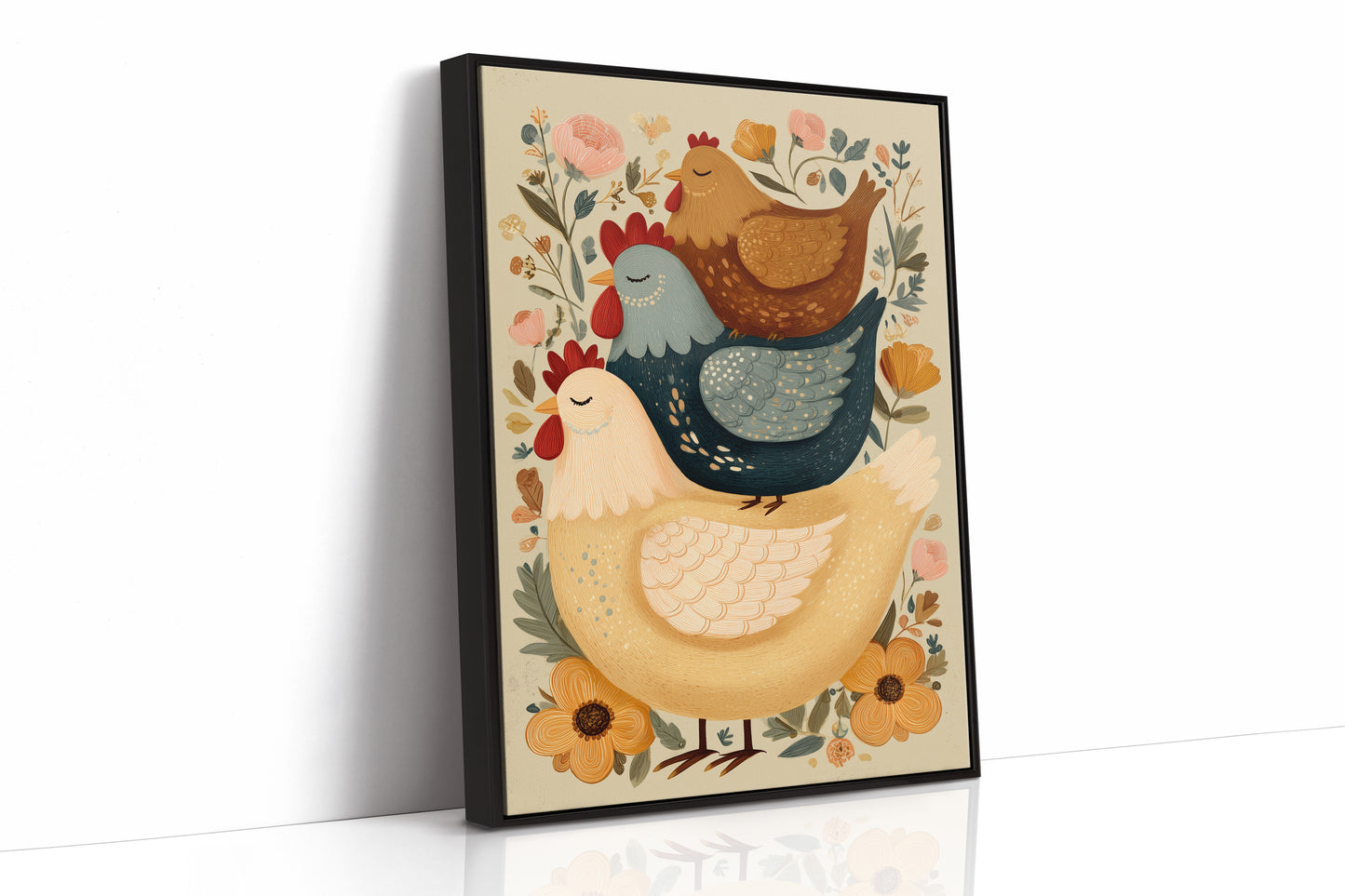 Roosters Tell Folk Art Tales