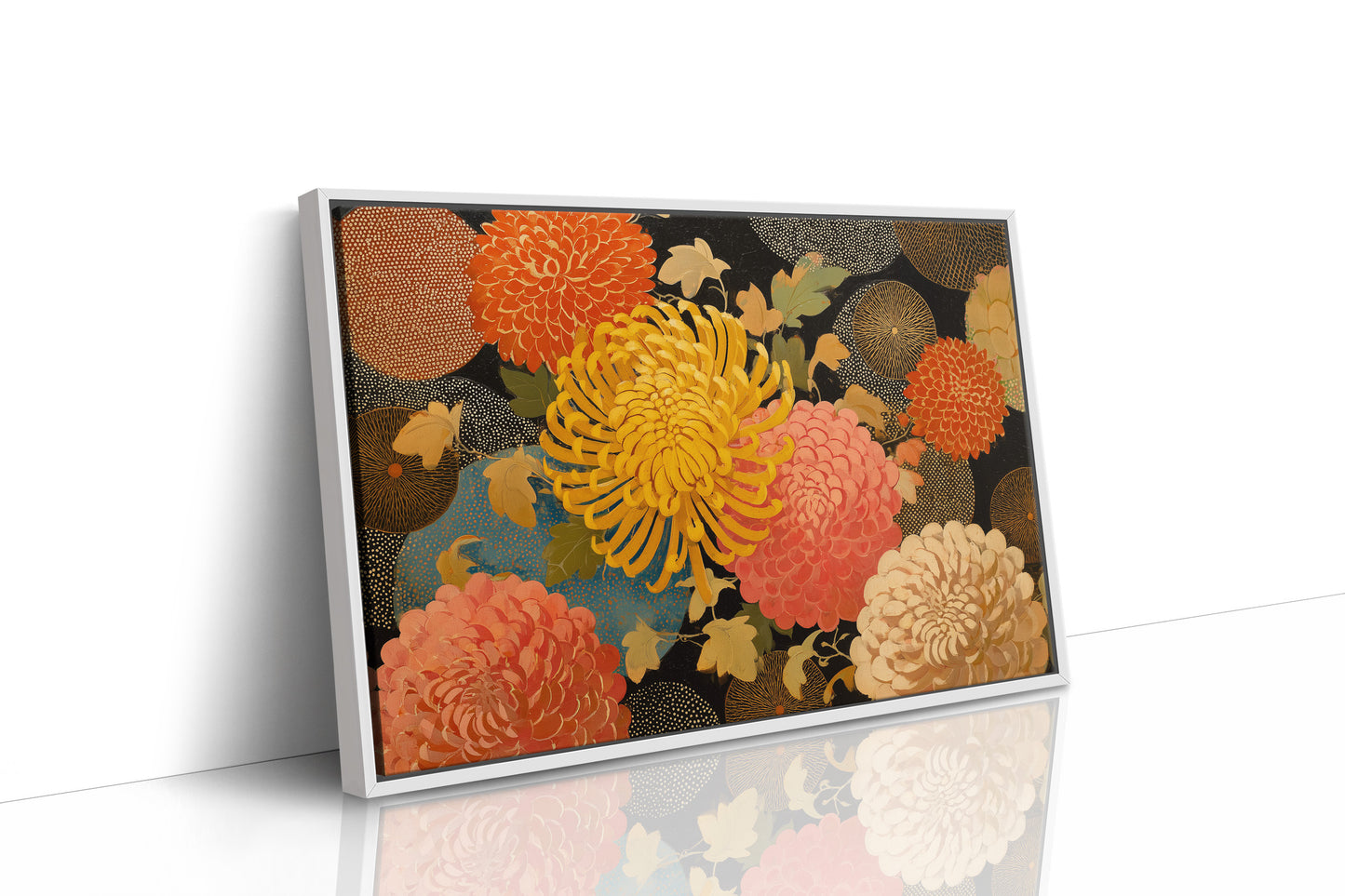 Chrysanthemums Dance In Golden Hour