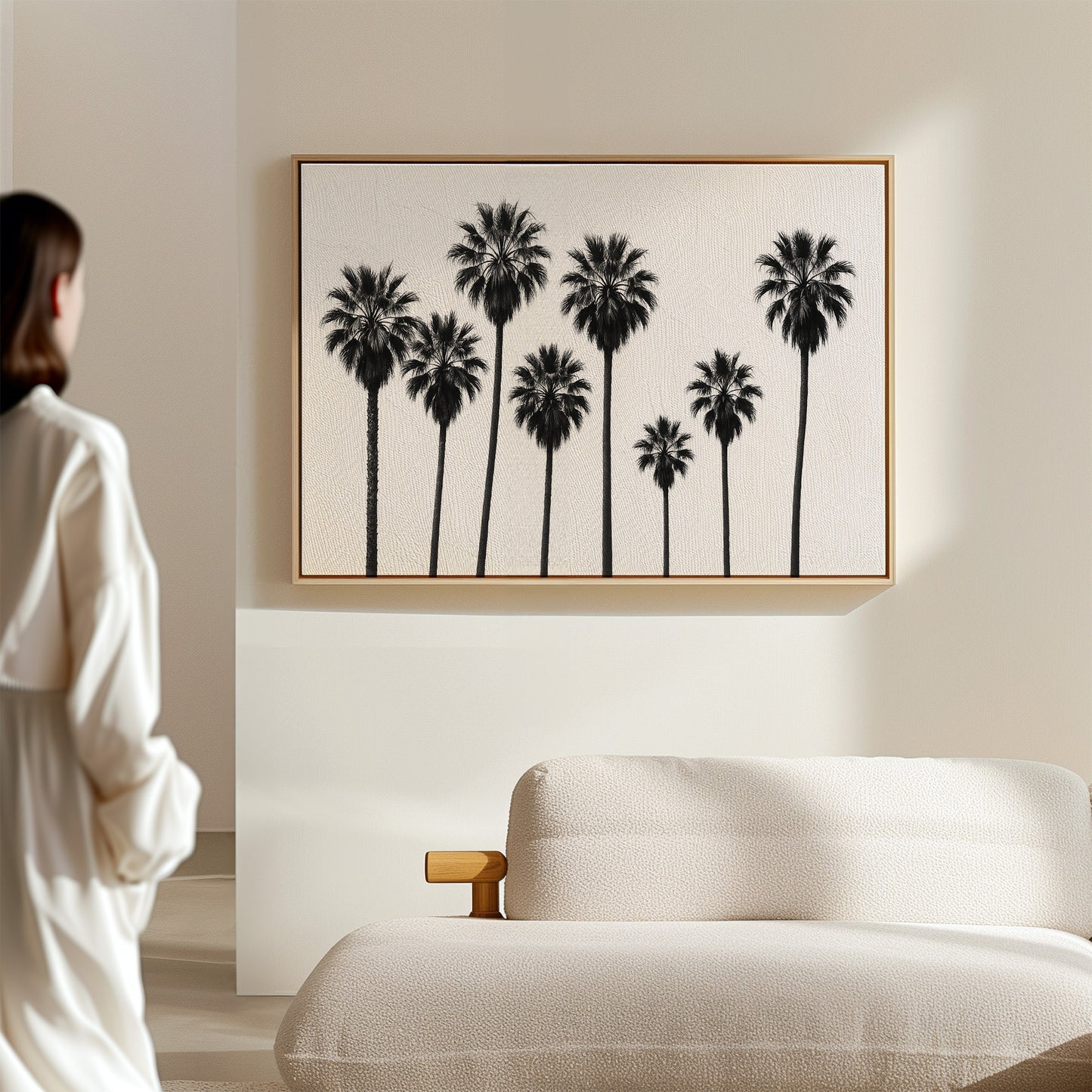 Seven Palms in Perfect Rhythm