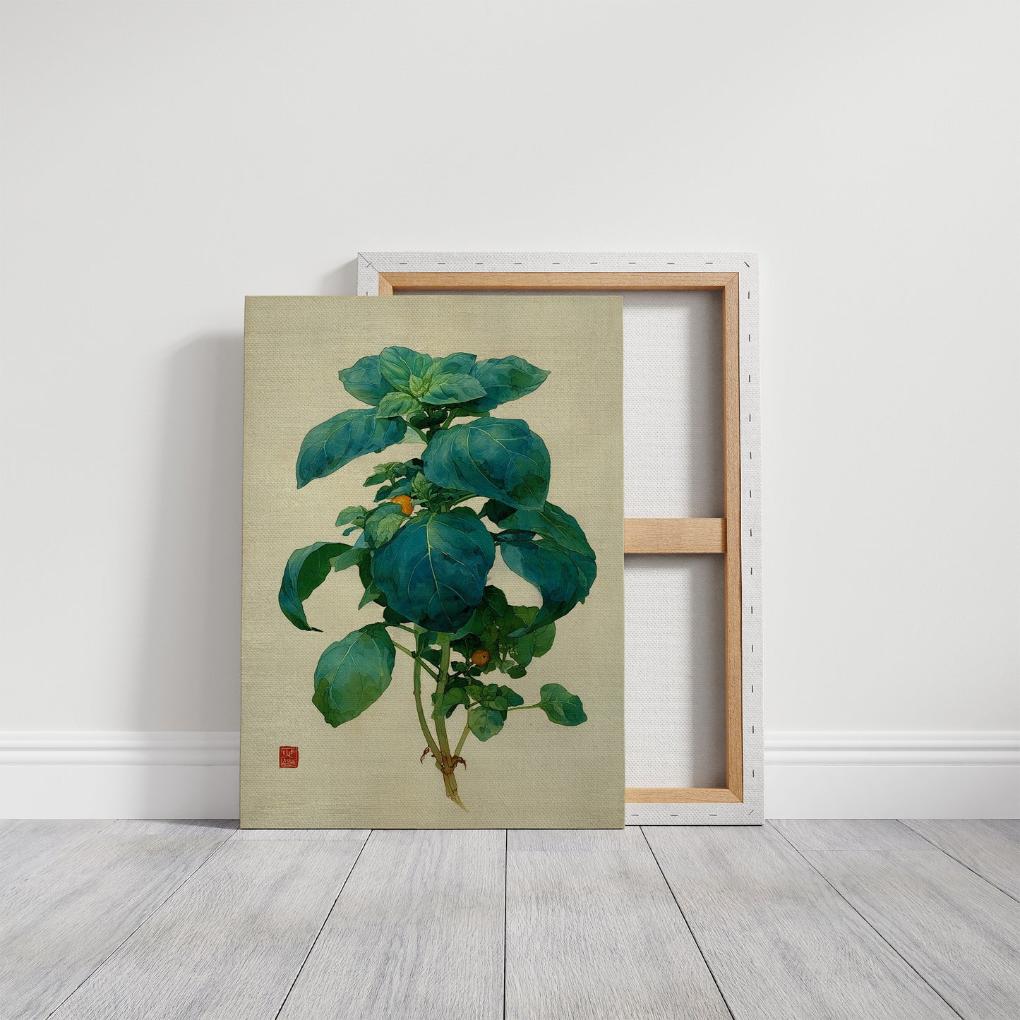 Basil Leaves Dance In Morning Light