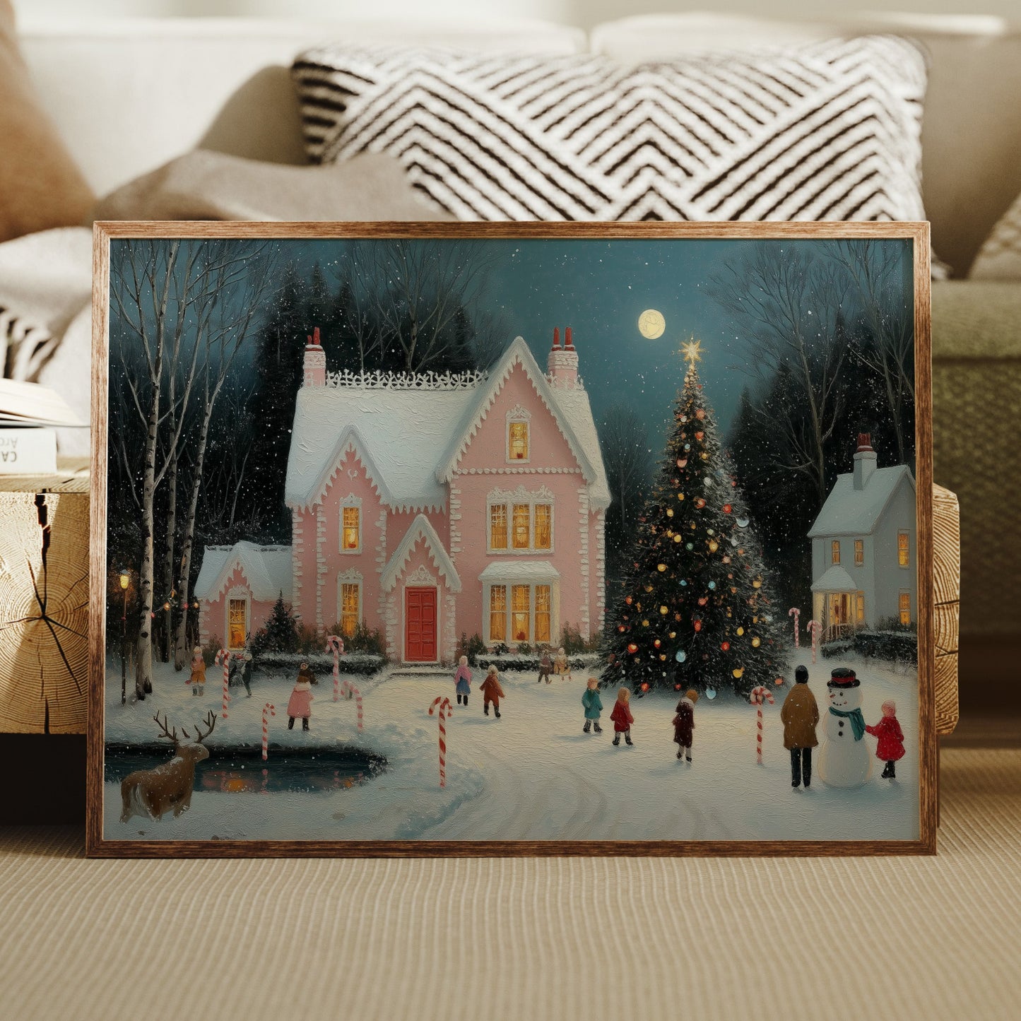 Pink Victorian Hosts Moonlit Skating Party