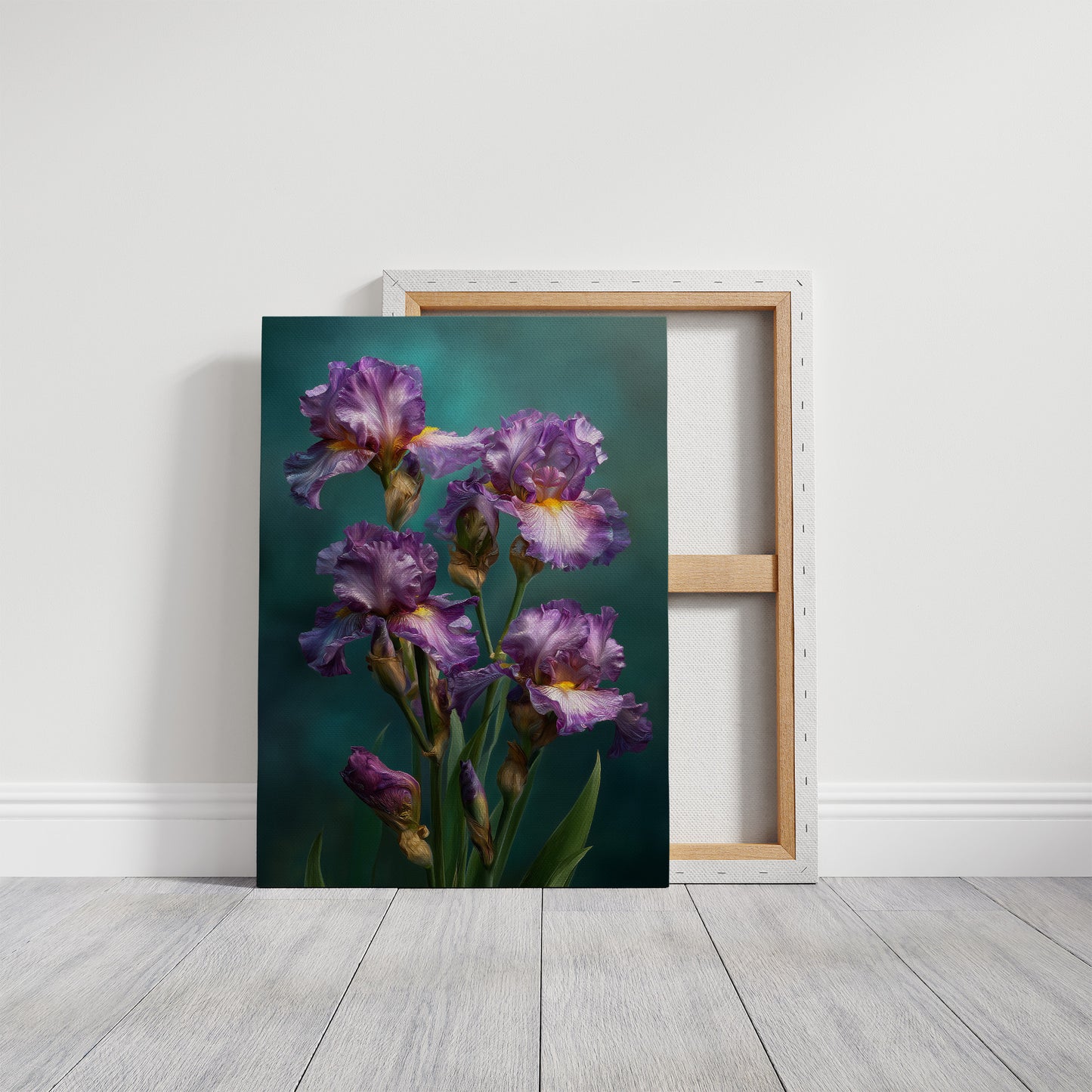 Irises Opening All at Once
