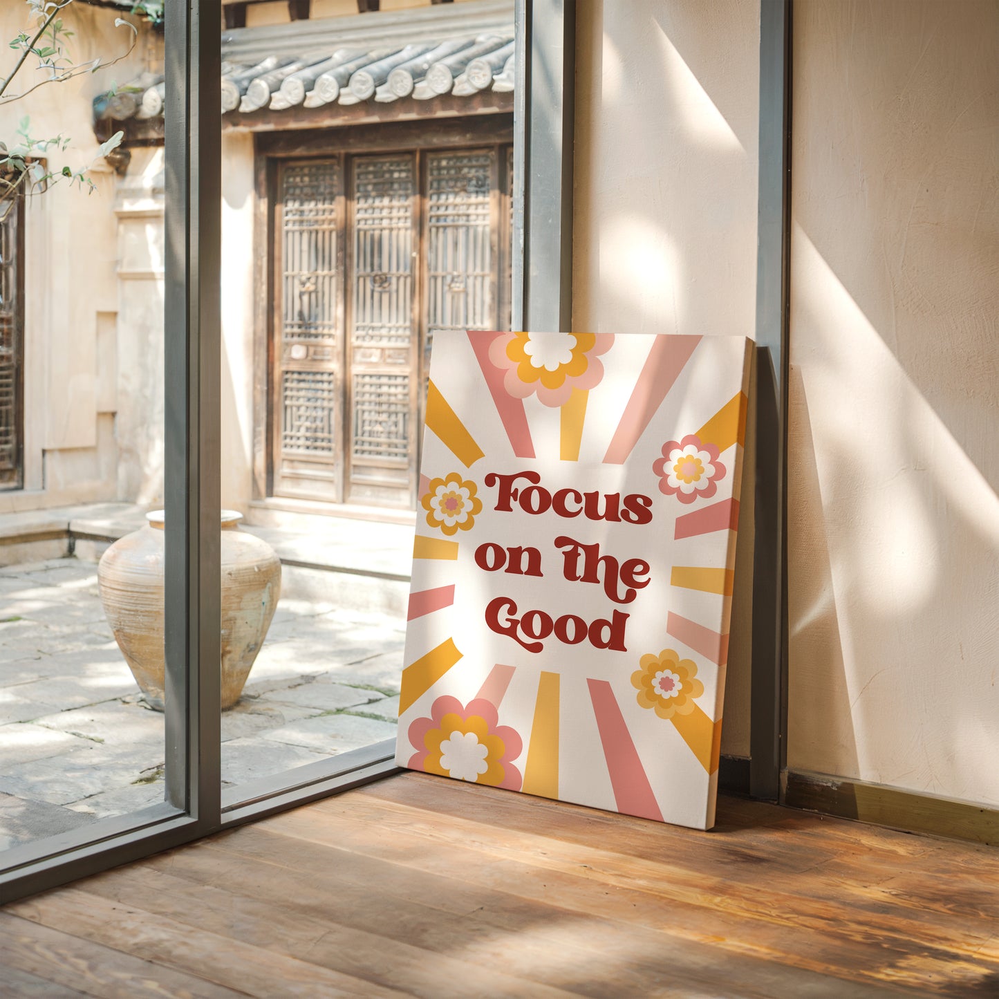 Sunshine Blooms Between The Lines