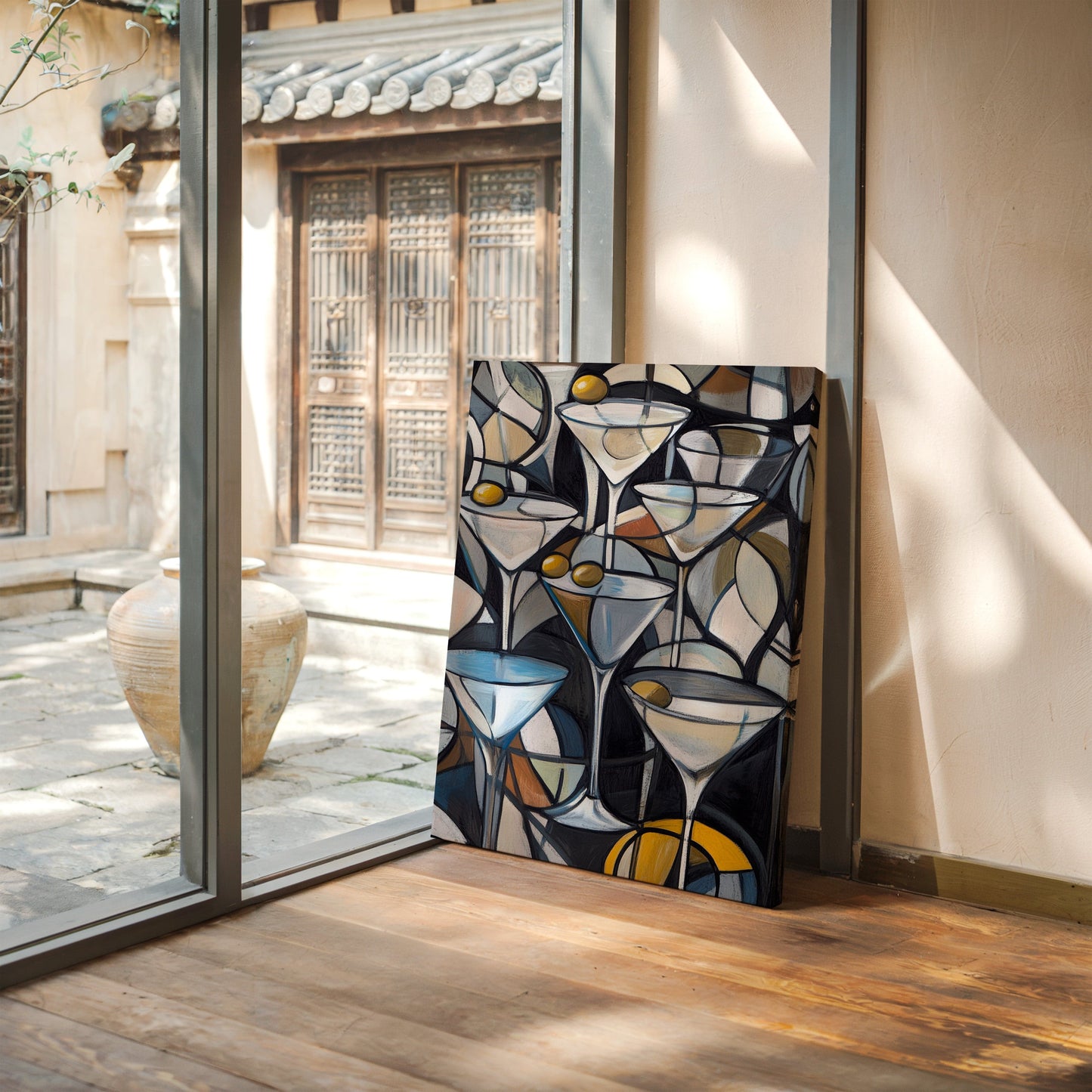 Martinis Dance In Cubist Night