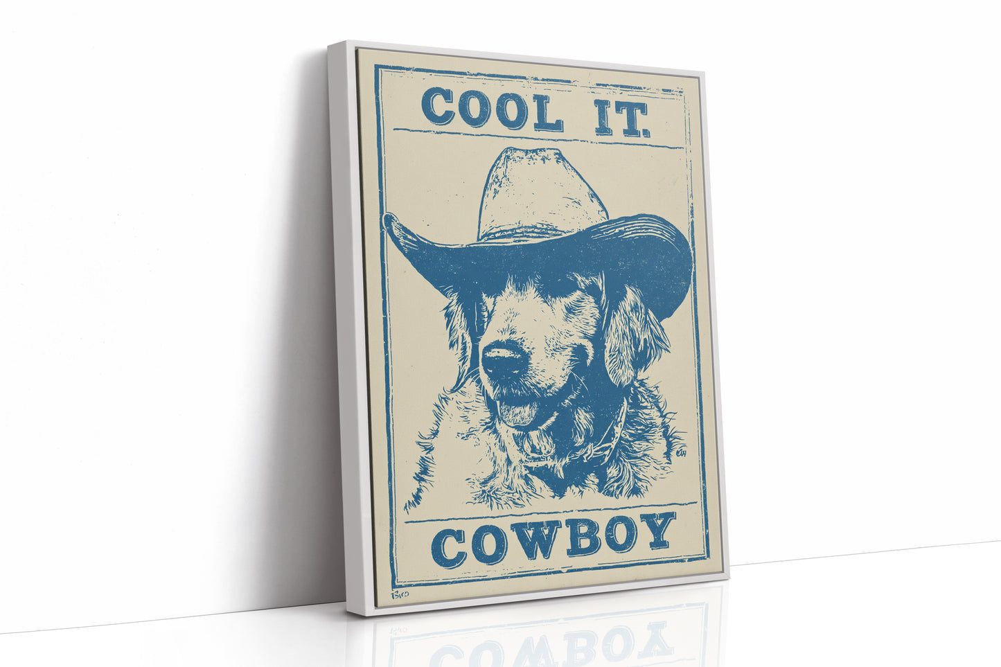 The Canine Cowboy Stands Proud