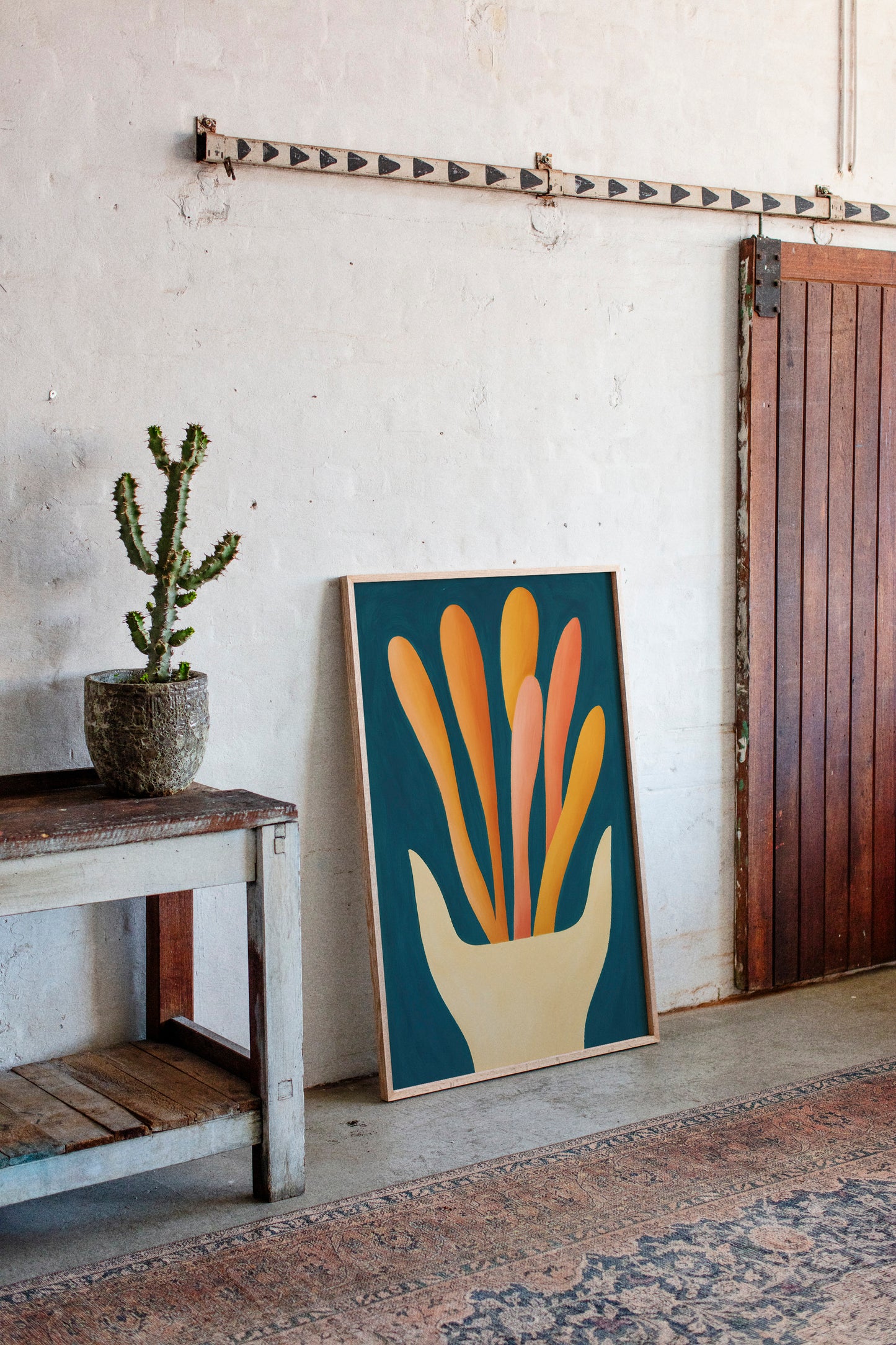 Sunlit Fingers Reach For Sky