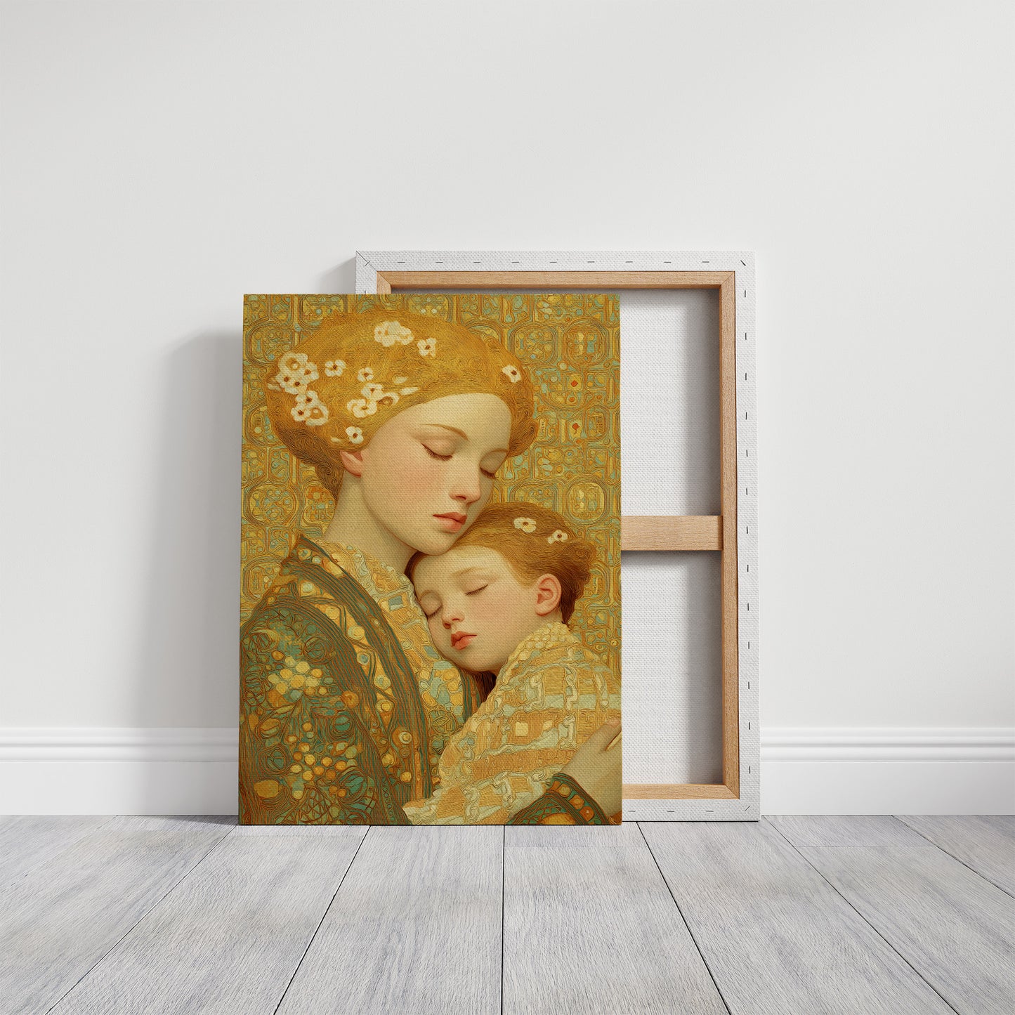 Gold and Quiet, She Holds Her