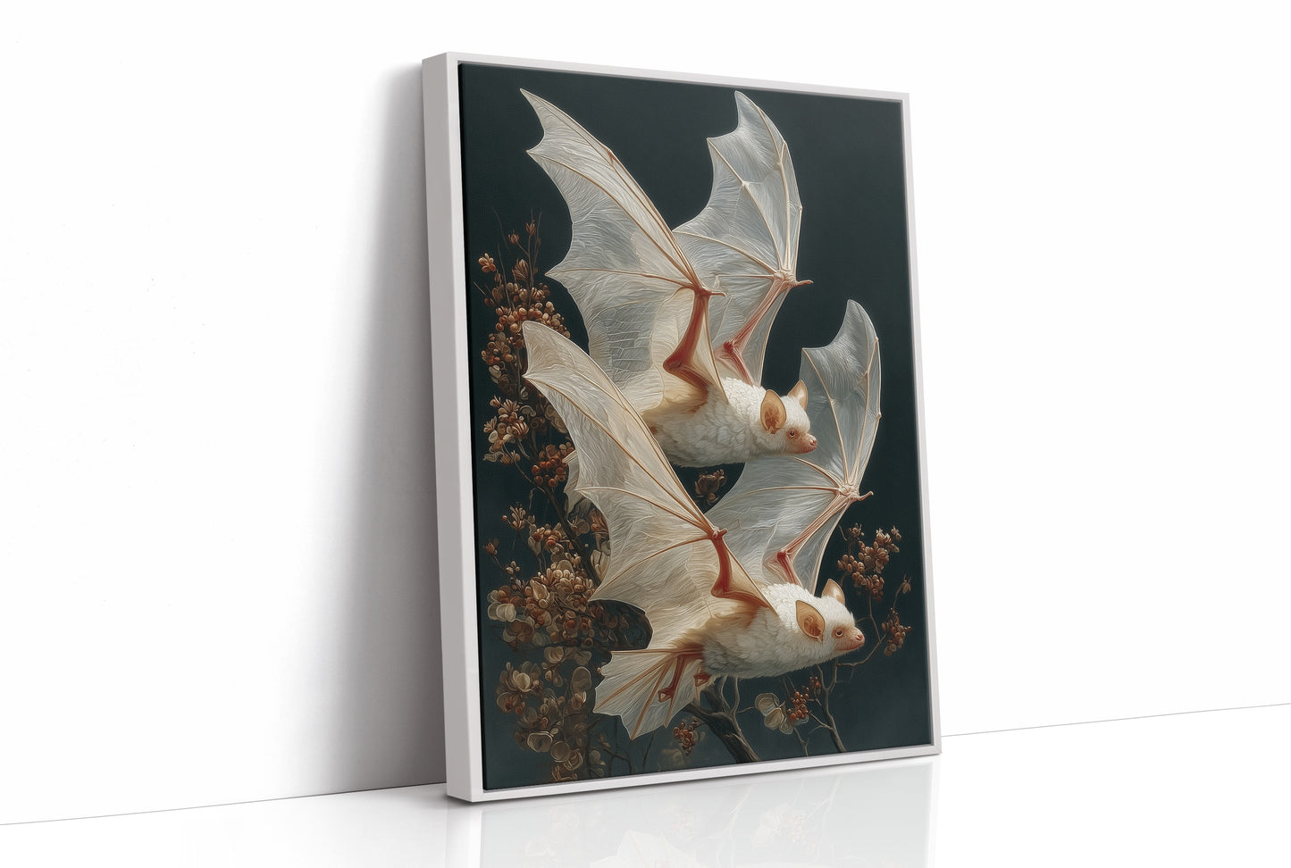 Ghost Wings at the Dried Branch