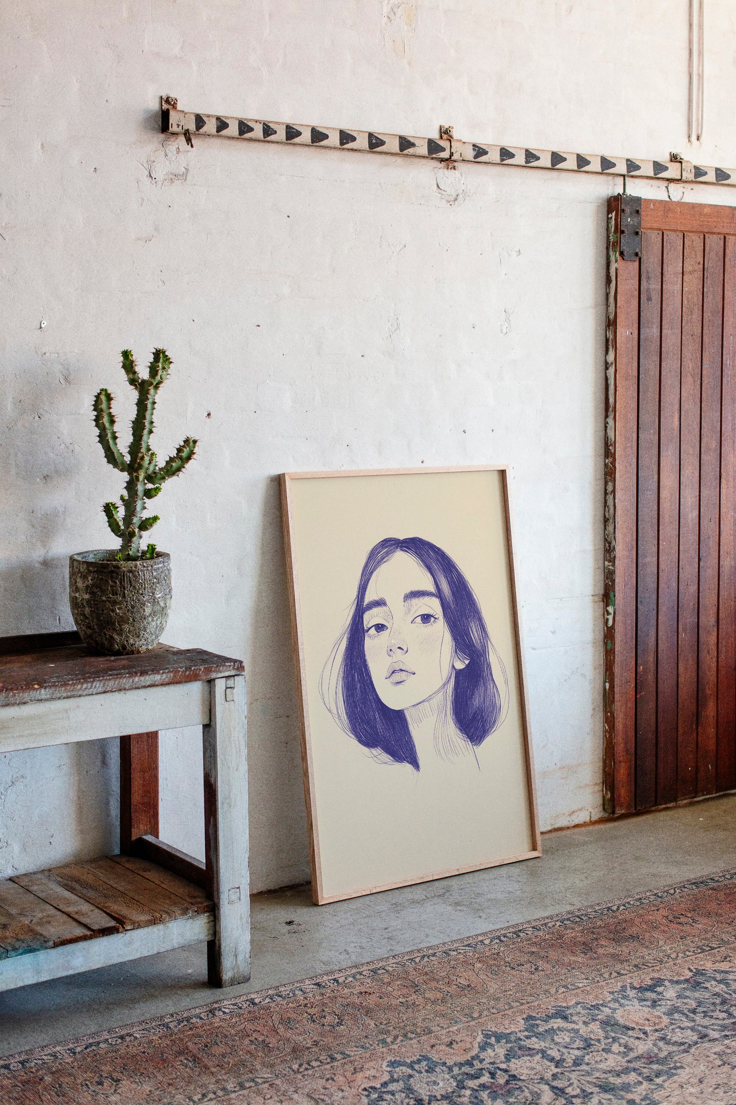 Indigo Lines Tell Silent Stories