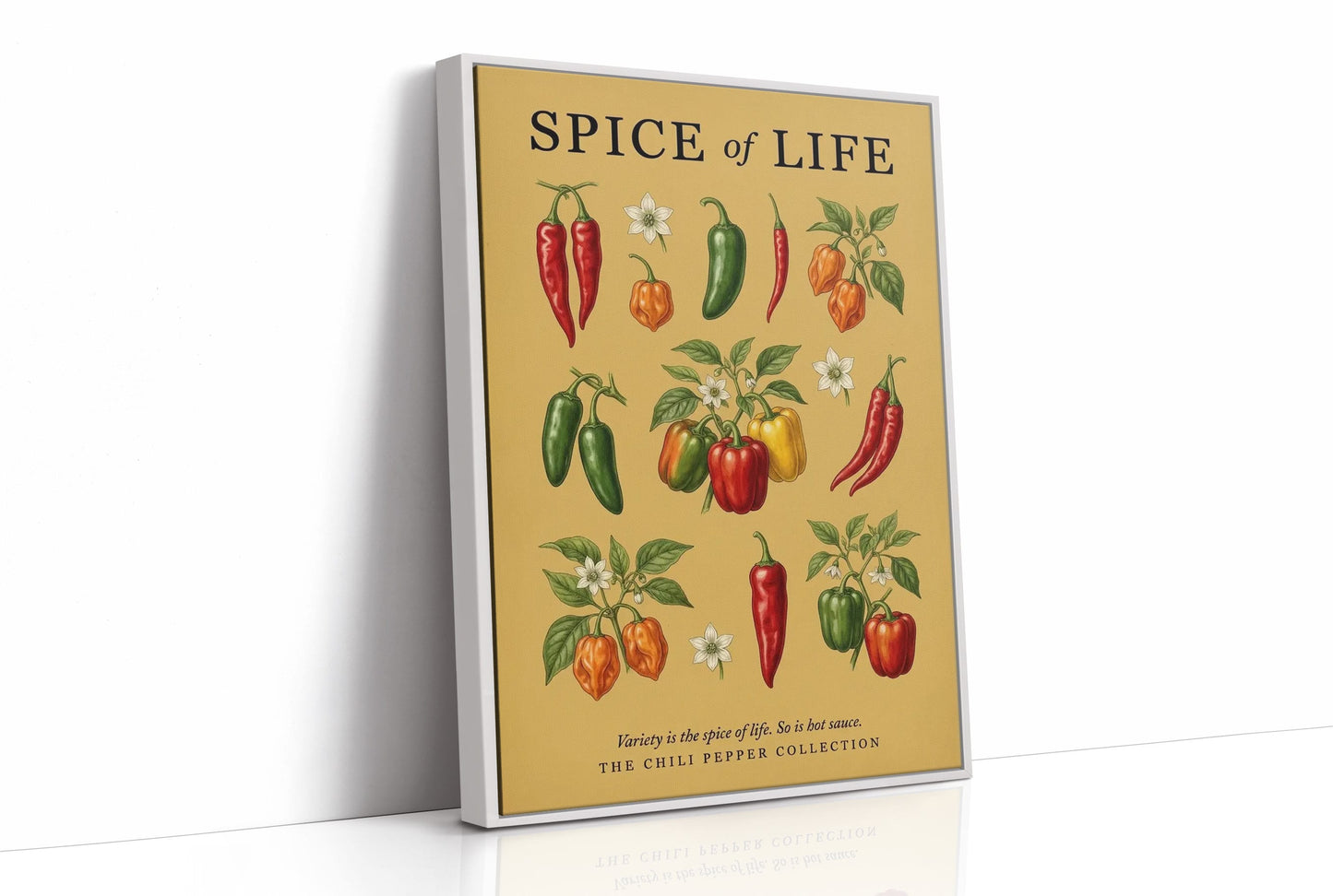 Spice of Life: Vintage Chili Pepper Chart