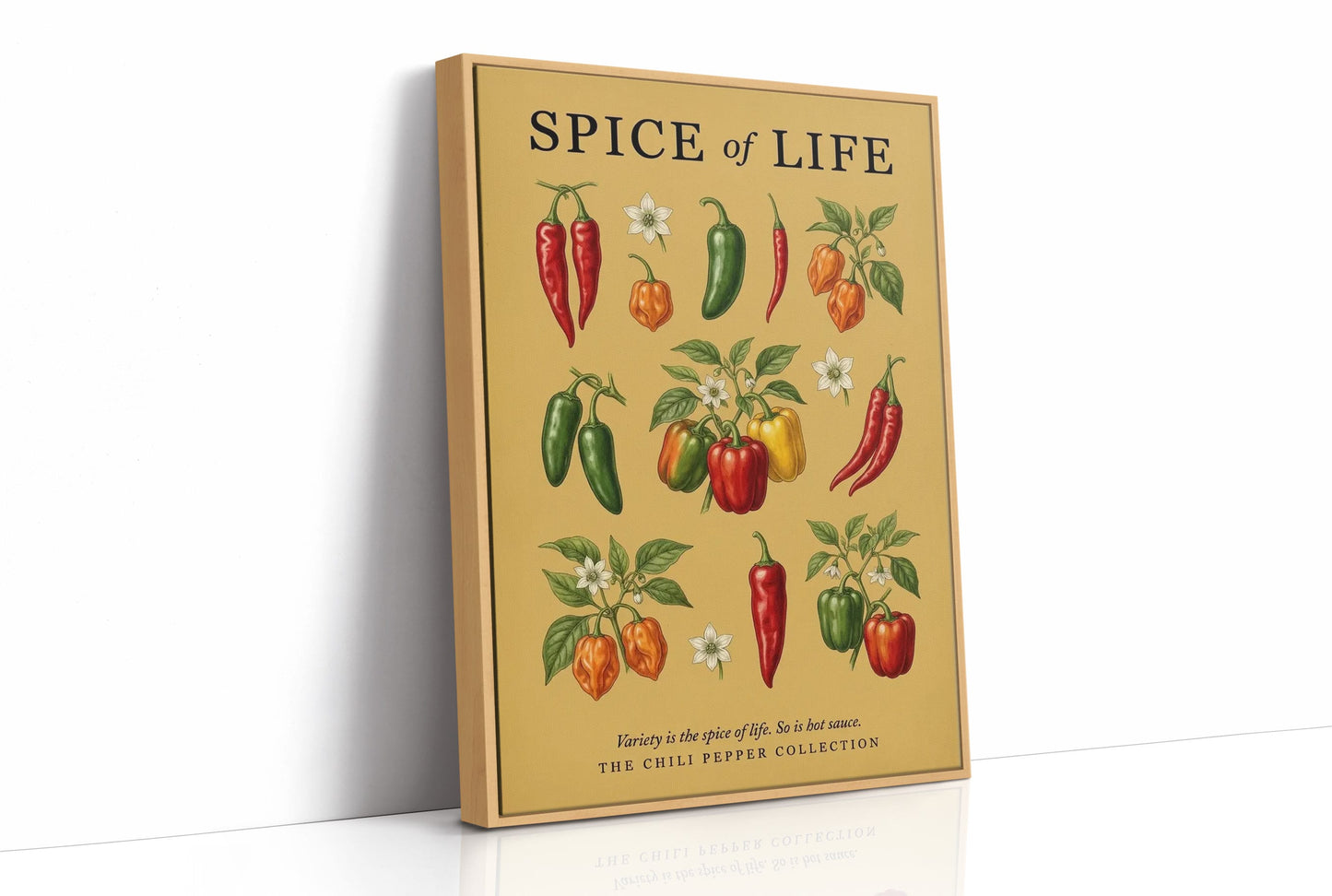 Spice of Life: Vintage Chili Pepper Chart