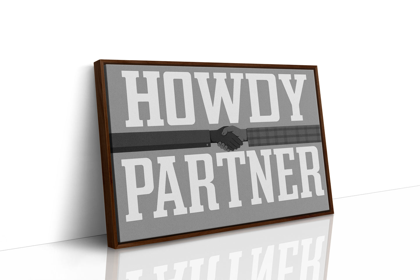 Howdy Partner Vintage Western Greeting