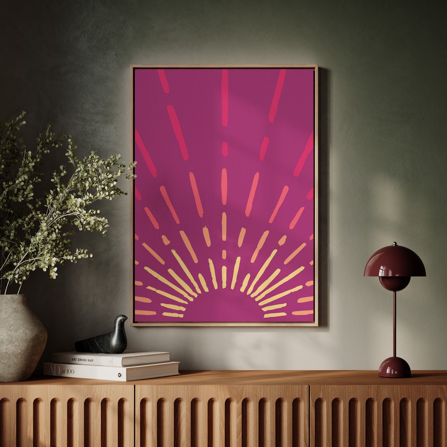 Magenta Skies Break Into Gold