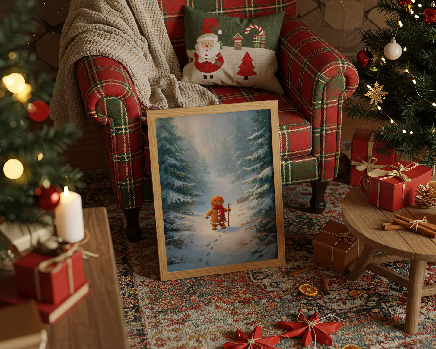 Gingerbread Explorer Finds Winter Path
