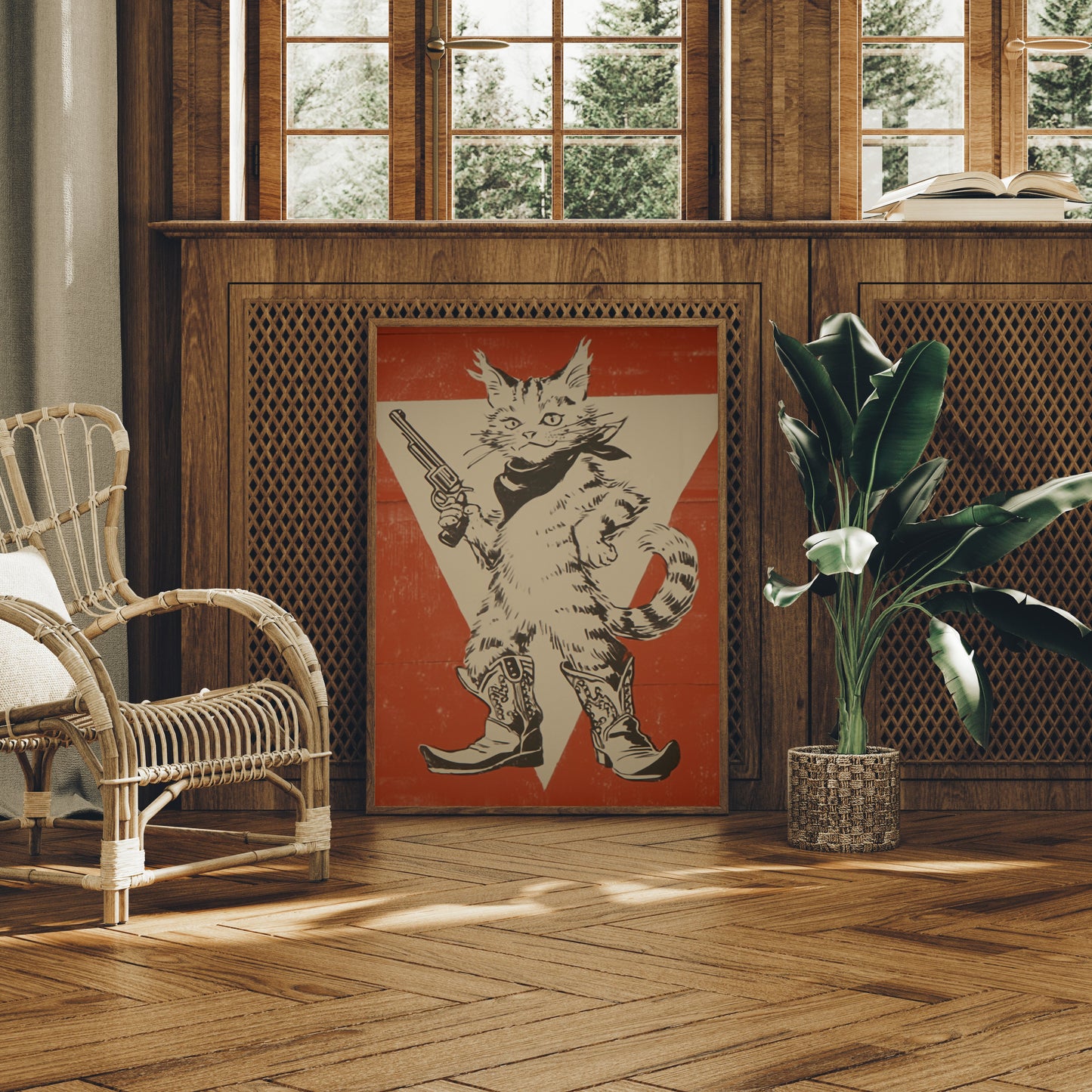 Outlaw Kitten Struts Western Tales