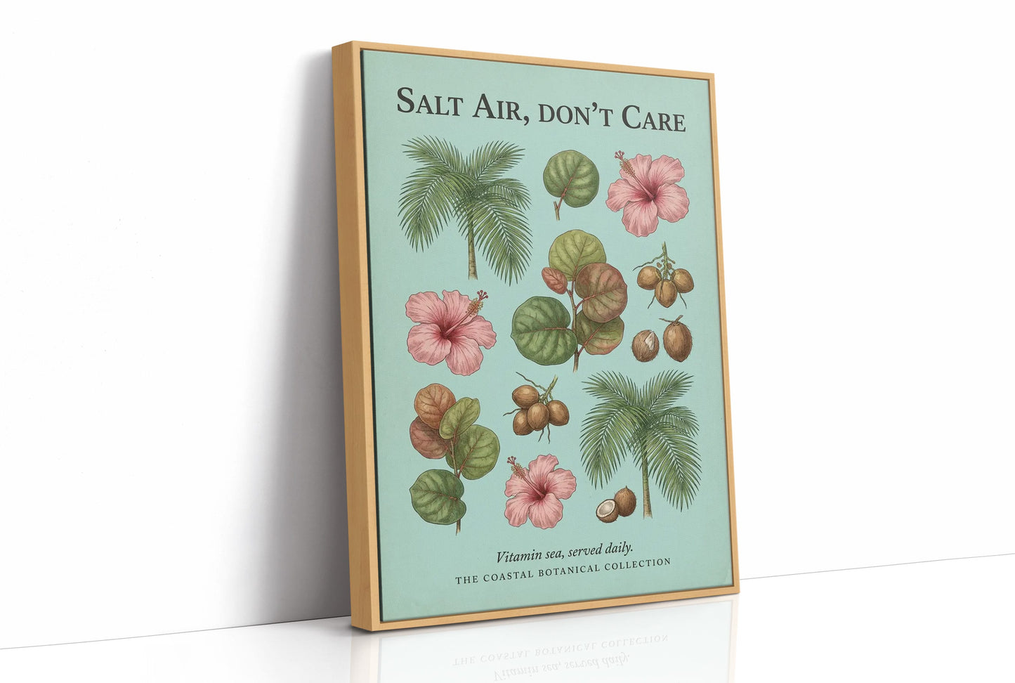 Salt Air, Don't Care: Vintage Coastal Botanical Chart