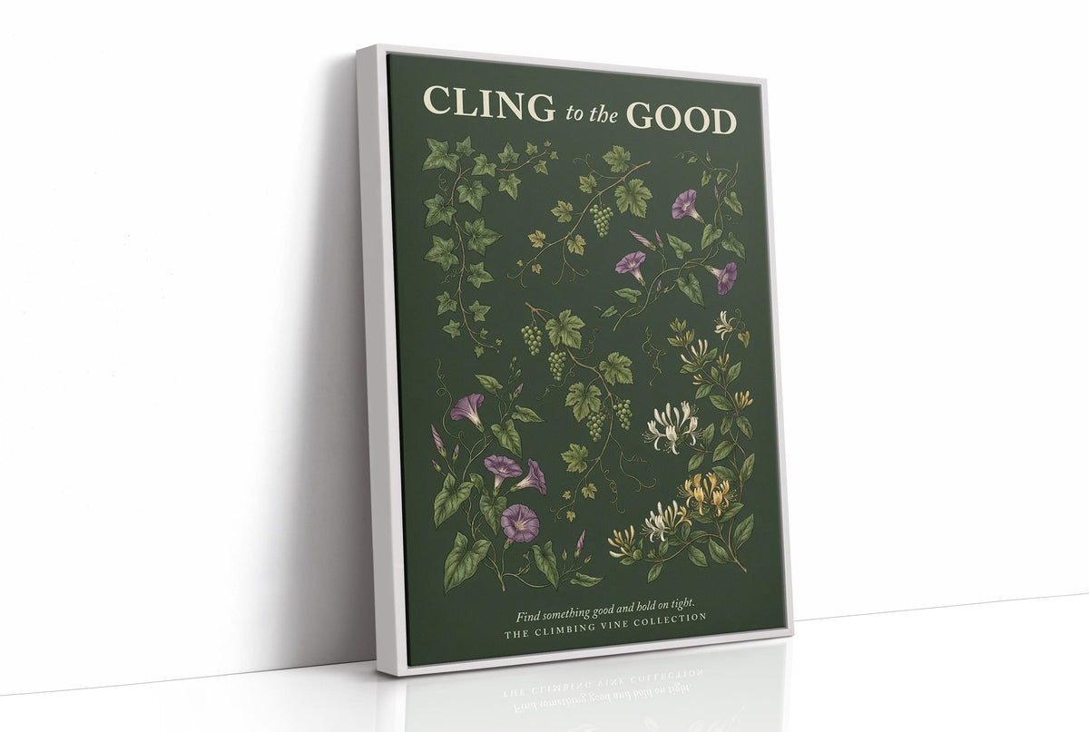 Cling to the Good: Vintage Climbing Vine Chart