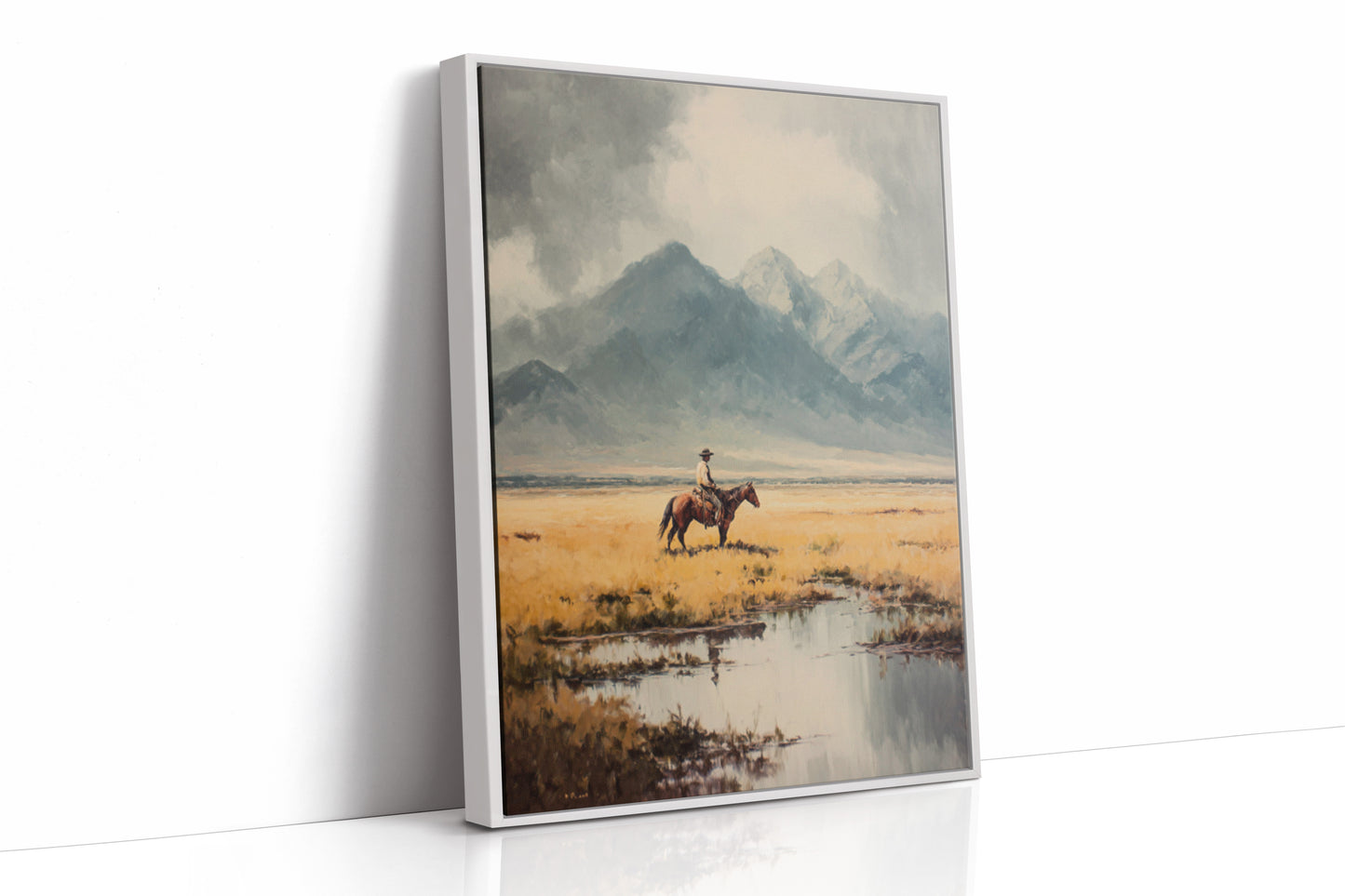 Between Mountains and Golden Grasses