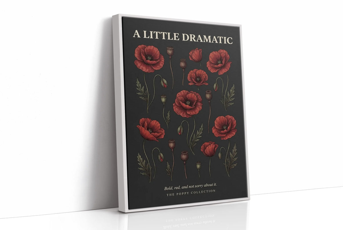 A Little Dramatic: Vintage Poppy Chart