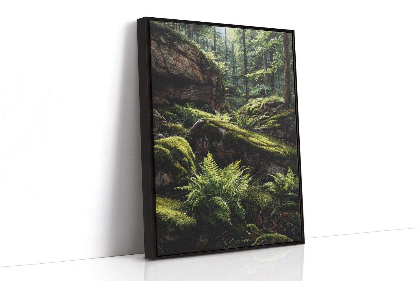 Ancient Ferns Catch Golden Light