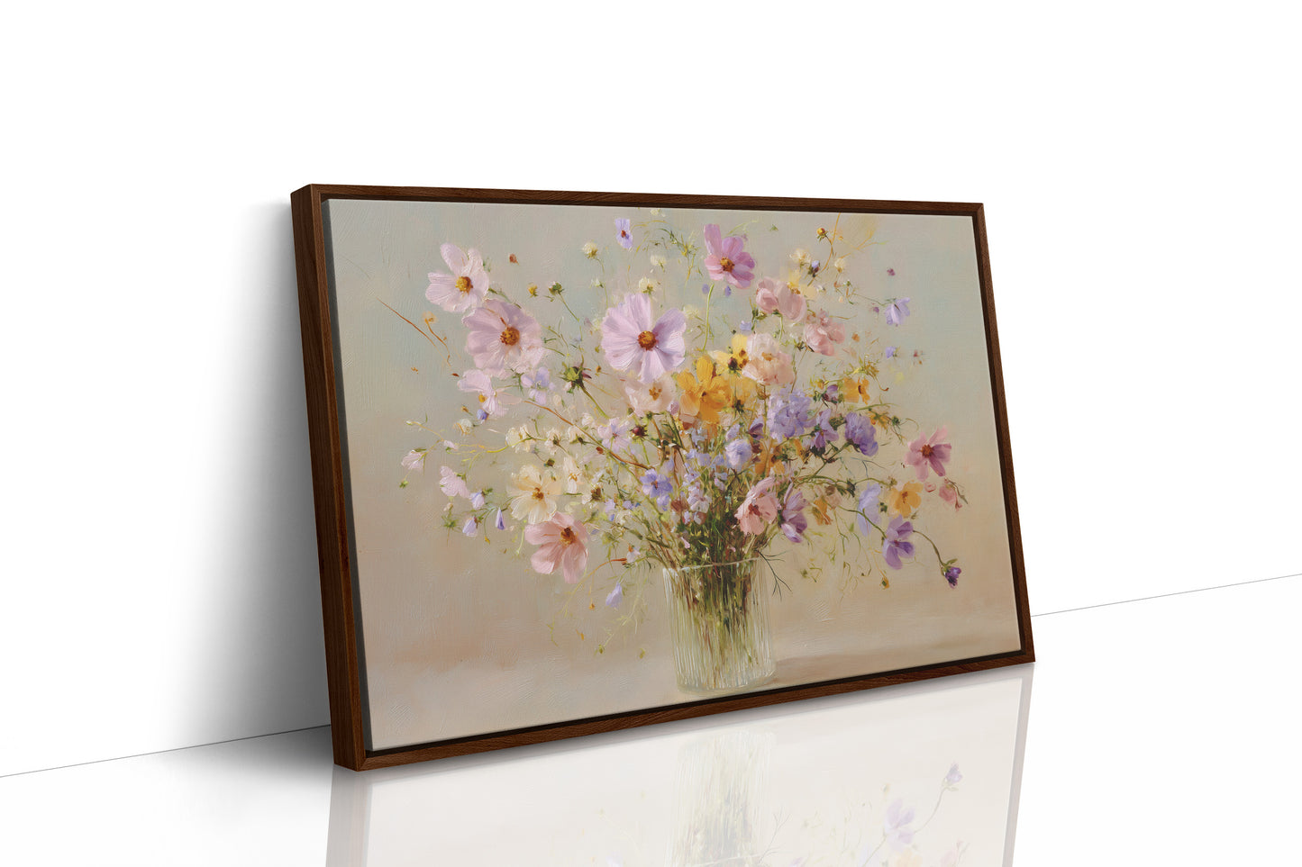 Pastel Symphony in Crystal Vessel