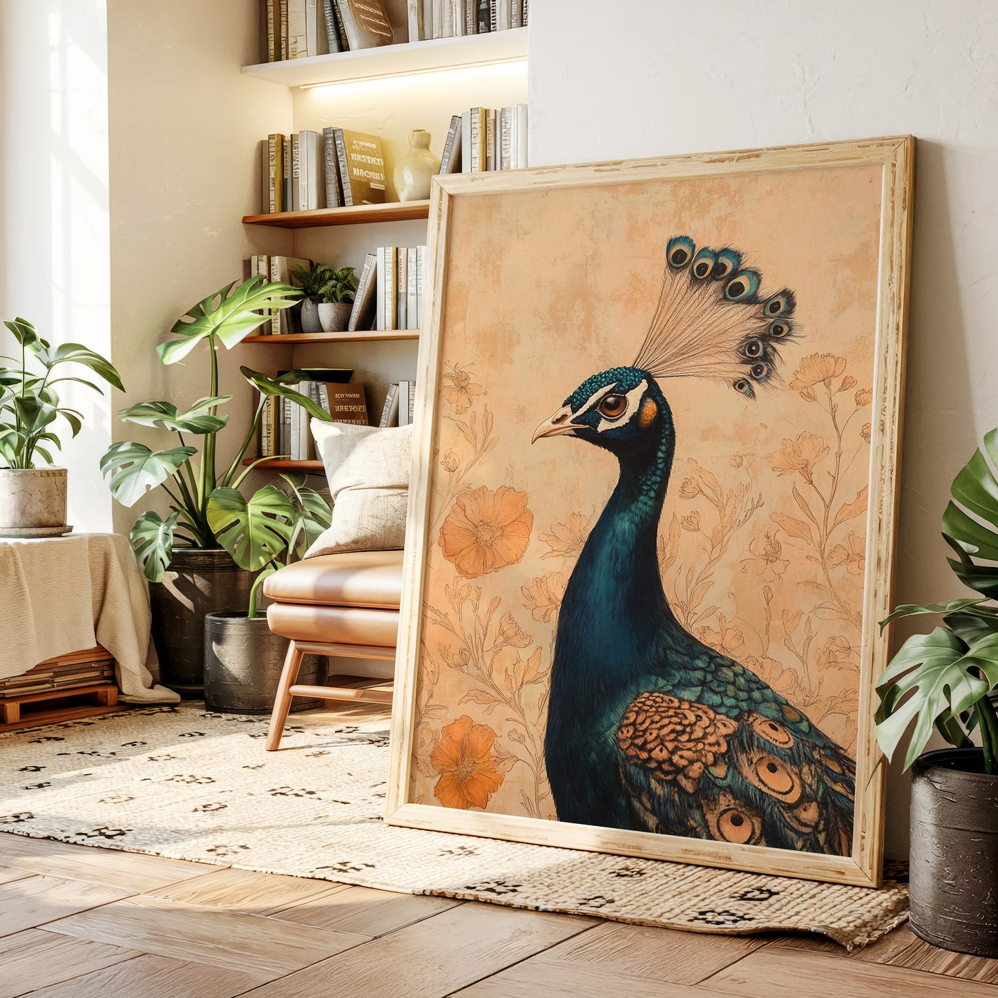 Poise and Petals in Copper and Teal