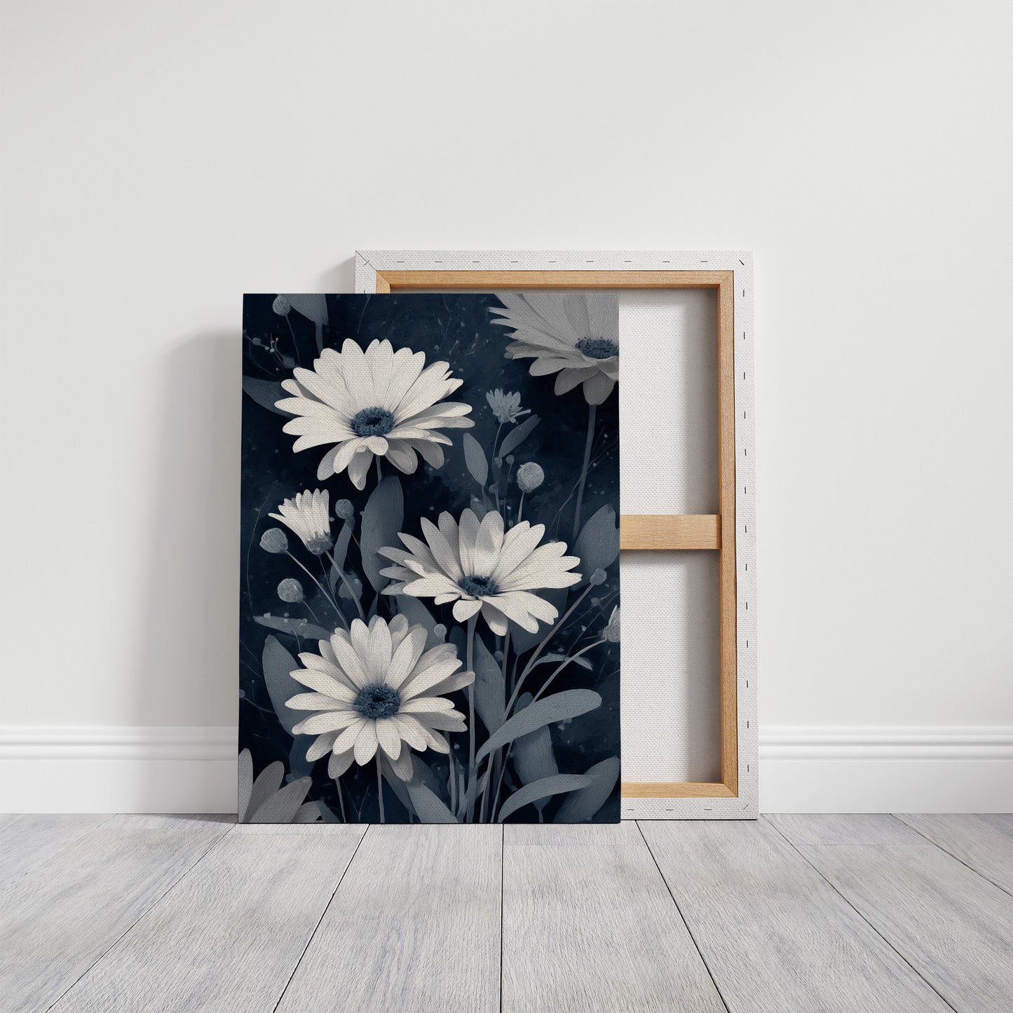 Three Daisies Holding the Dark