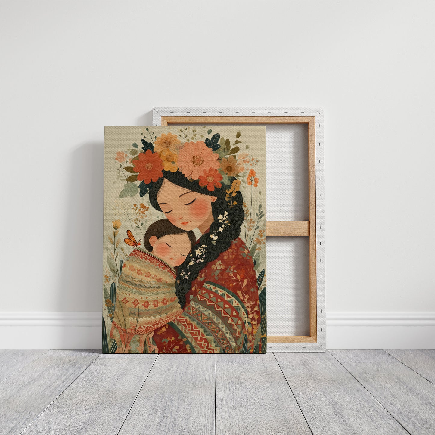 Flowers in Her Hair, Child in Her Arms