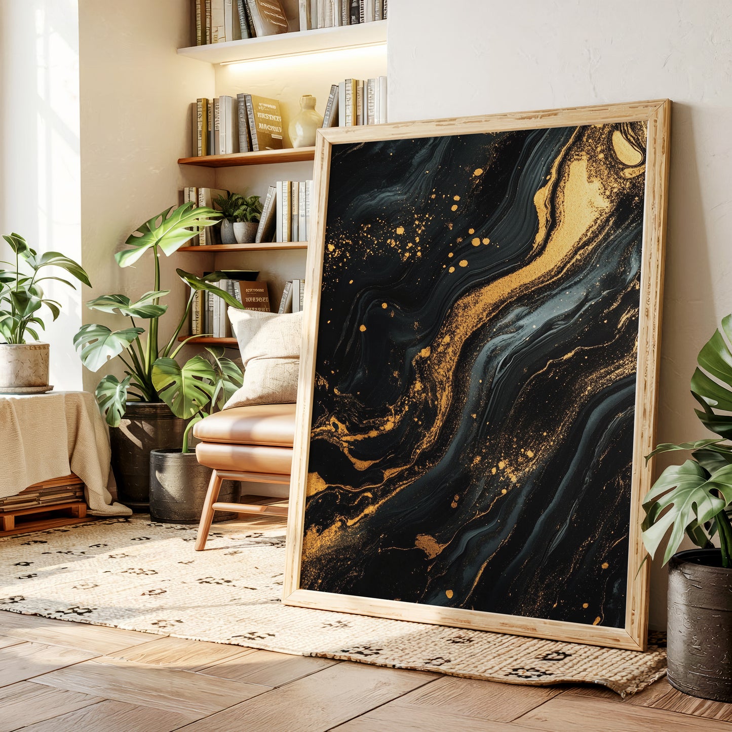 Obsidian Rush with Golden Sparks