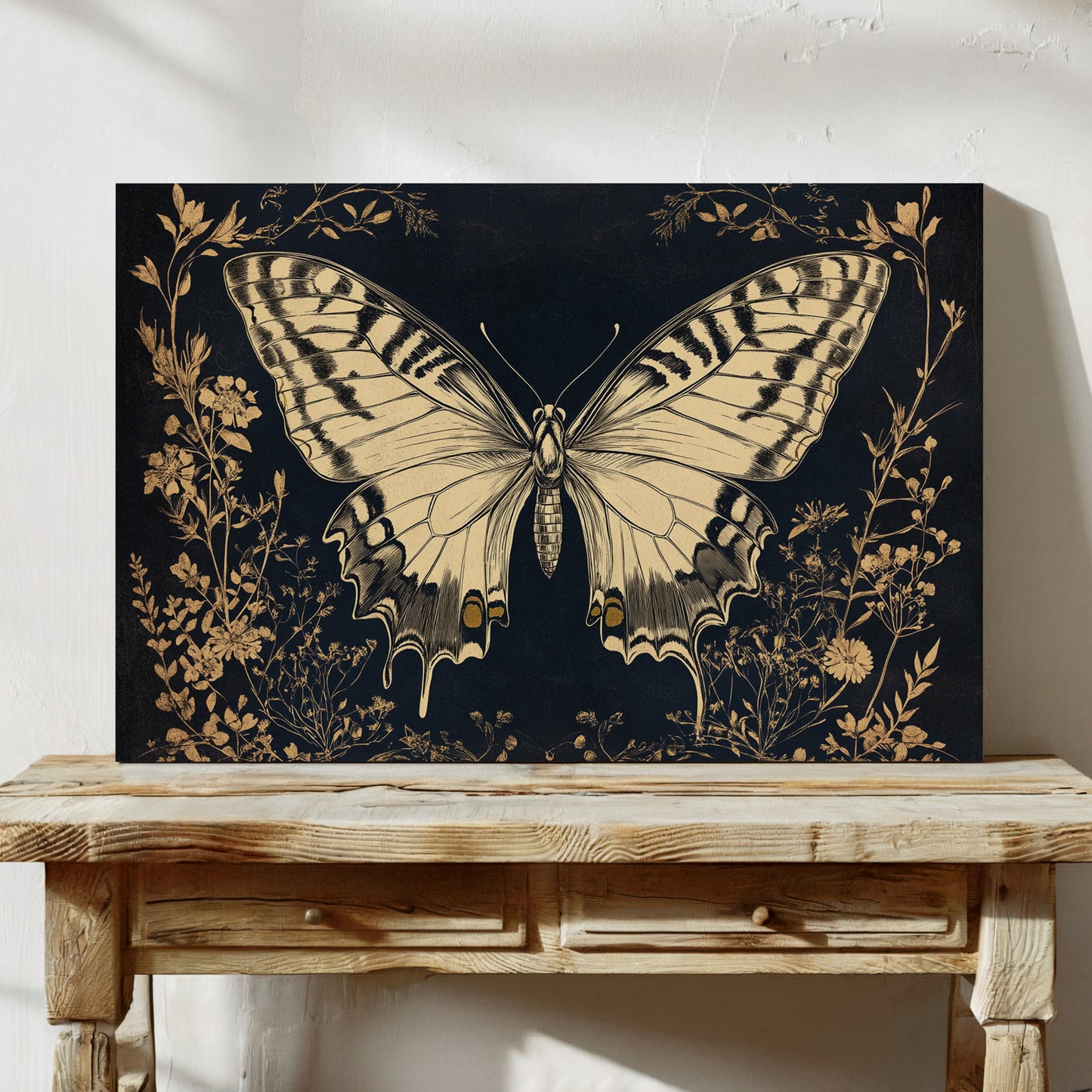 Midnight Garden's Golden Wings Unfold