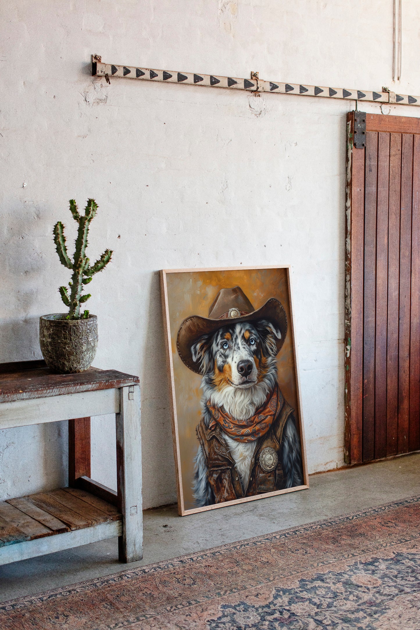 Australian Shepard Sheriff of the Painted Plains