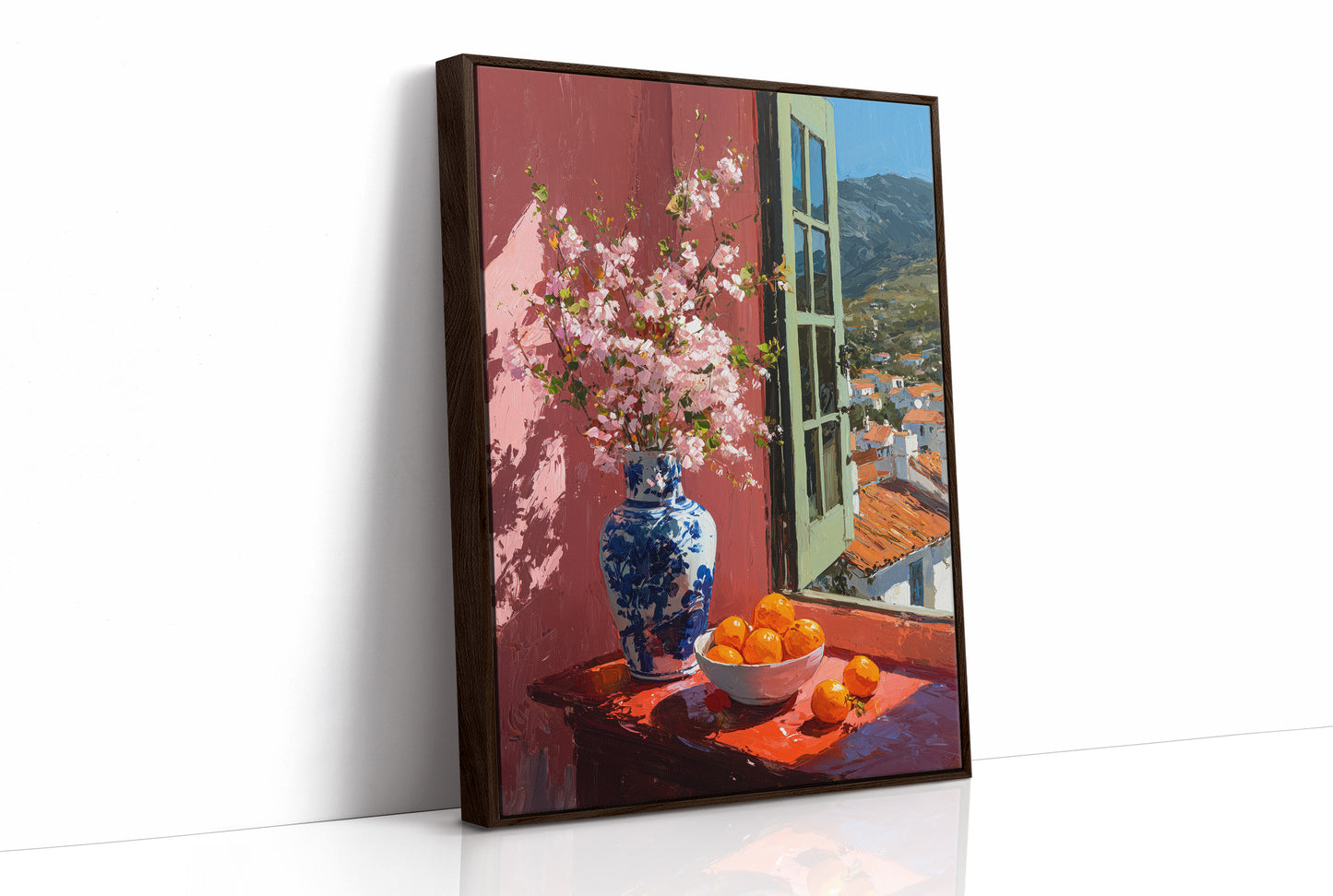Oranges at the Red Window
