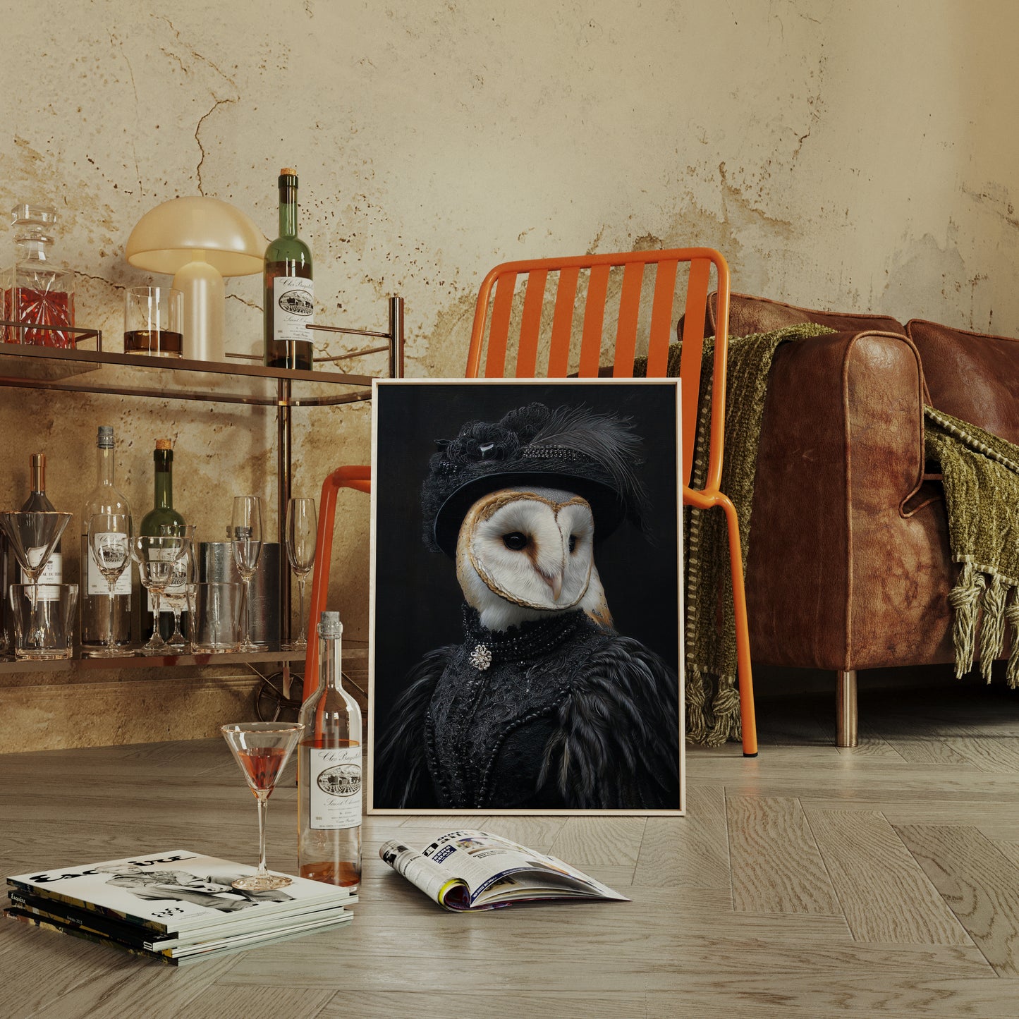 Elegantly Dressed Regal Owl