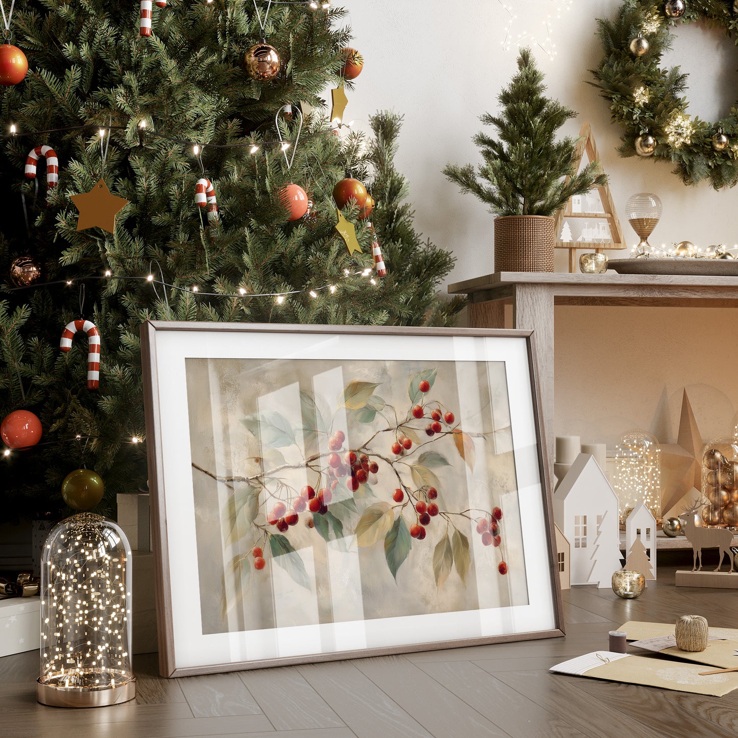 Winter Berries Paint December's Song