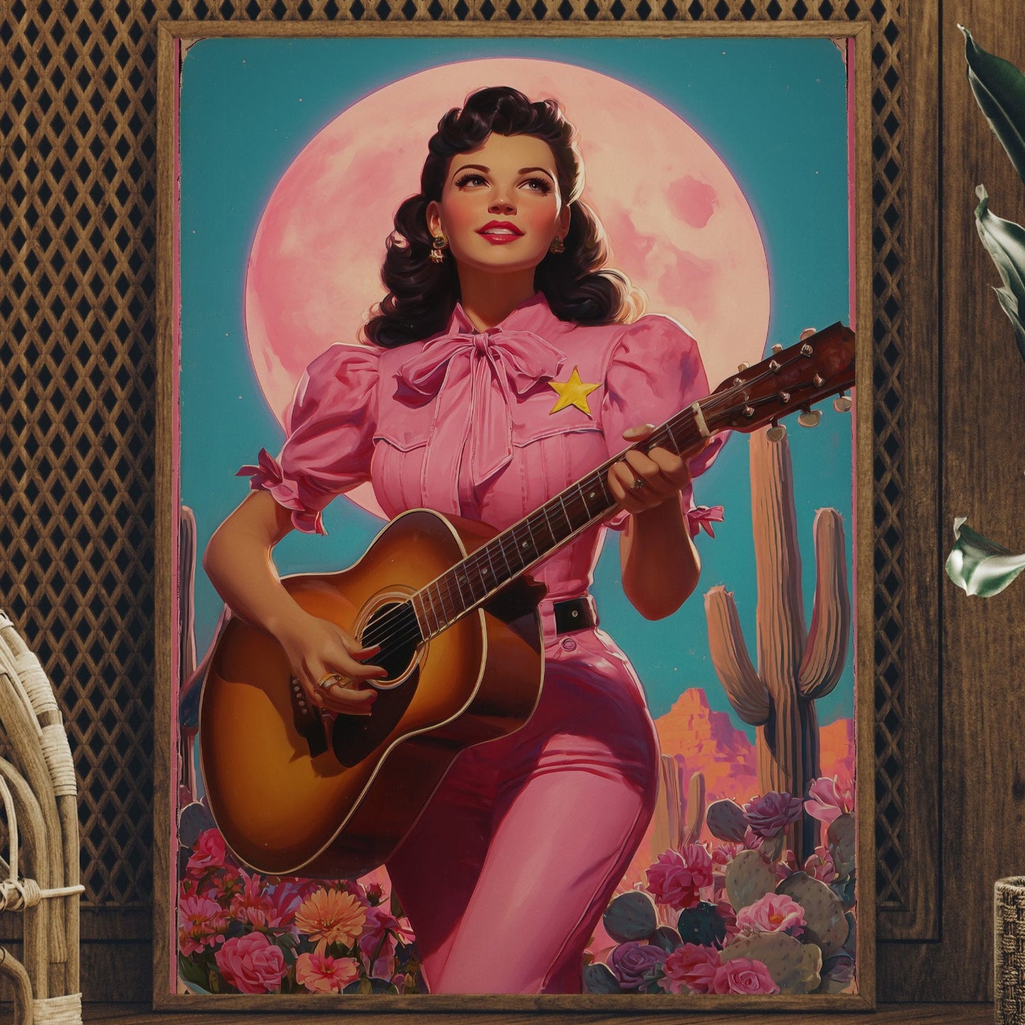 Desert Rose Sings By Moonlight