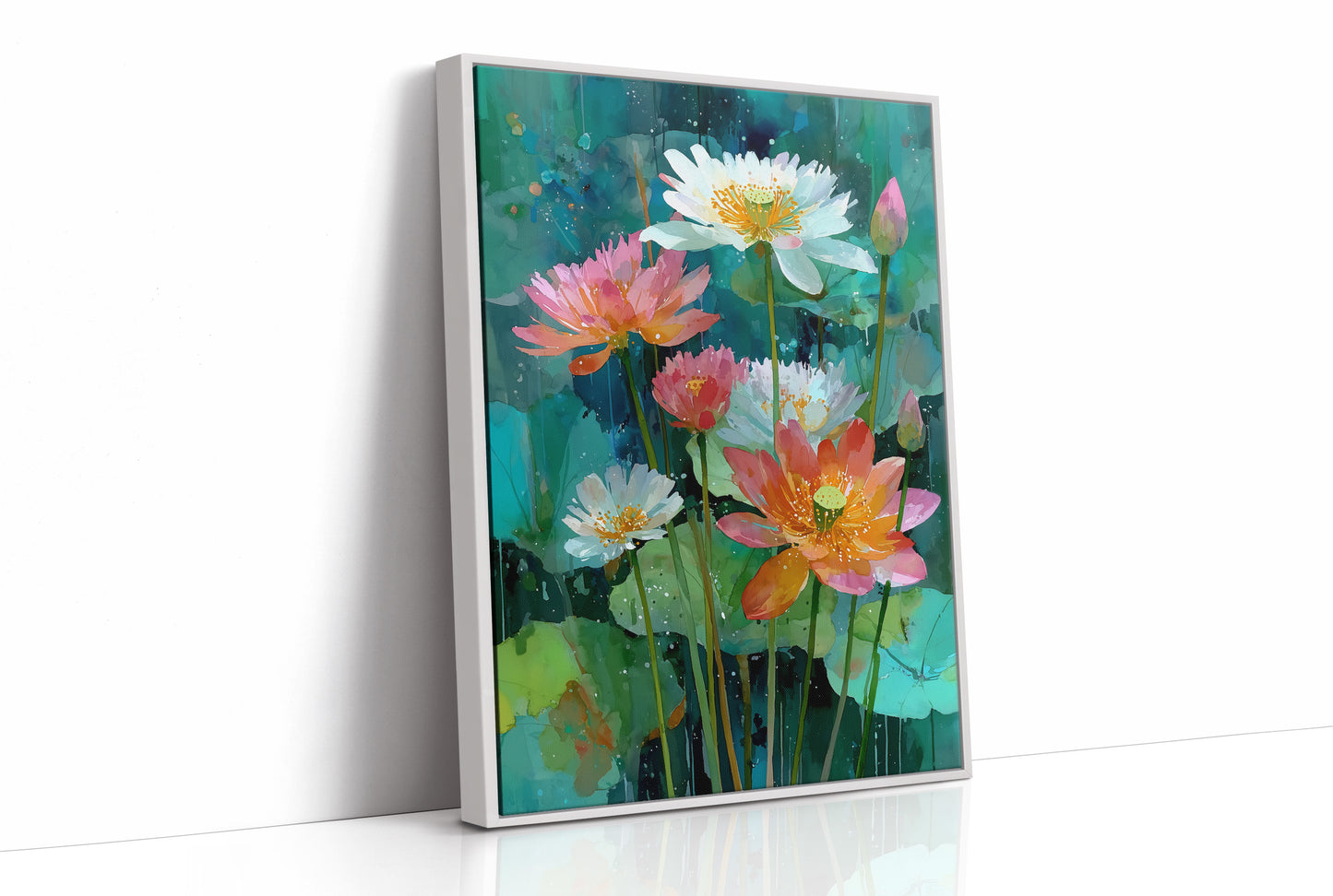 Lotus Flowers After the Rain