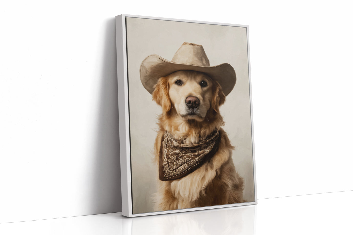 A Canine Cowboy's Bold Stance