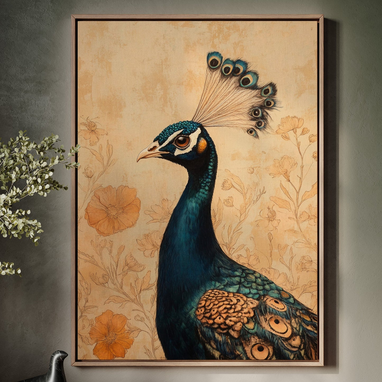 Poise and Petals in Copper and Teal