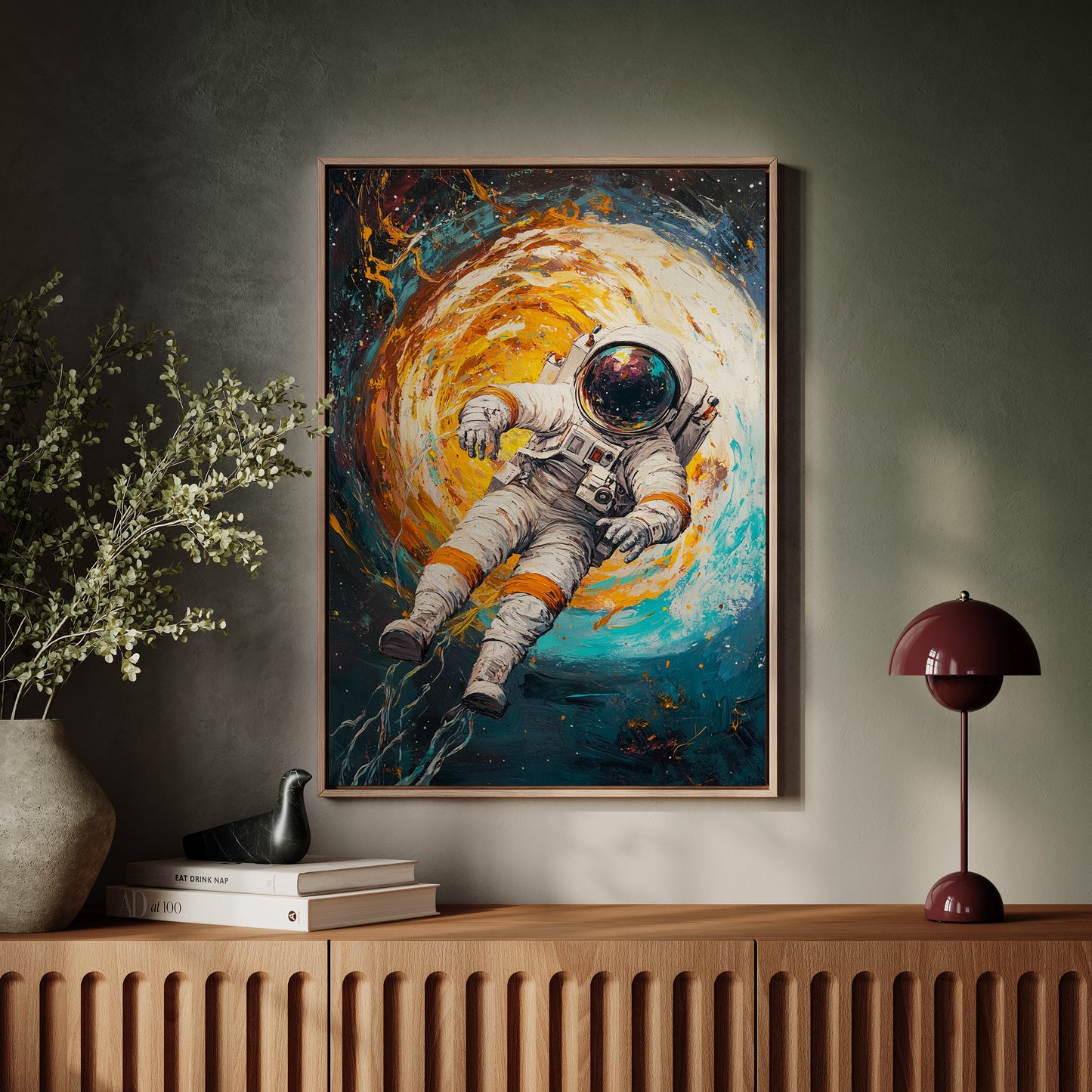 Astronaut in the Colorstorm