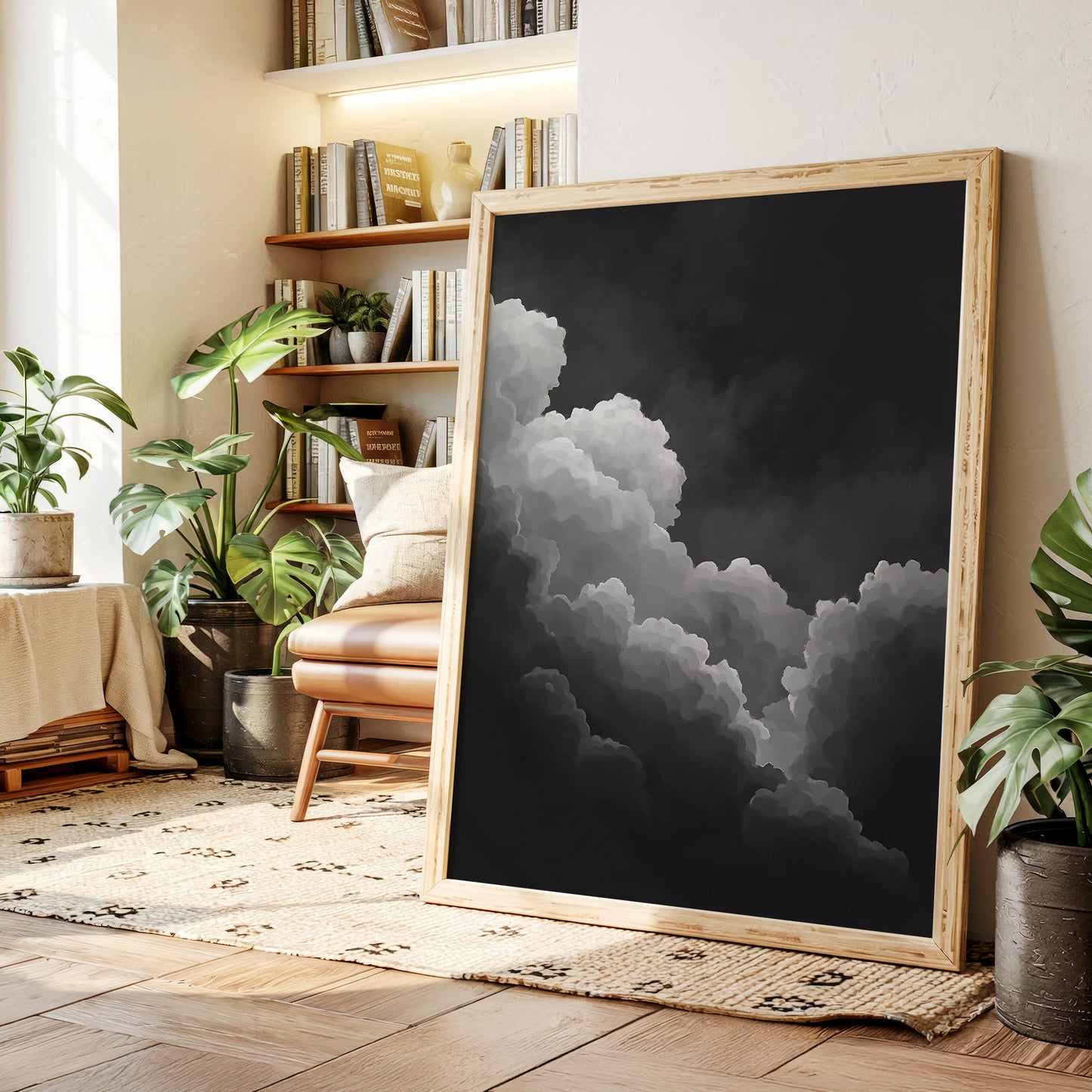 Shadowrise Through Painted Sky