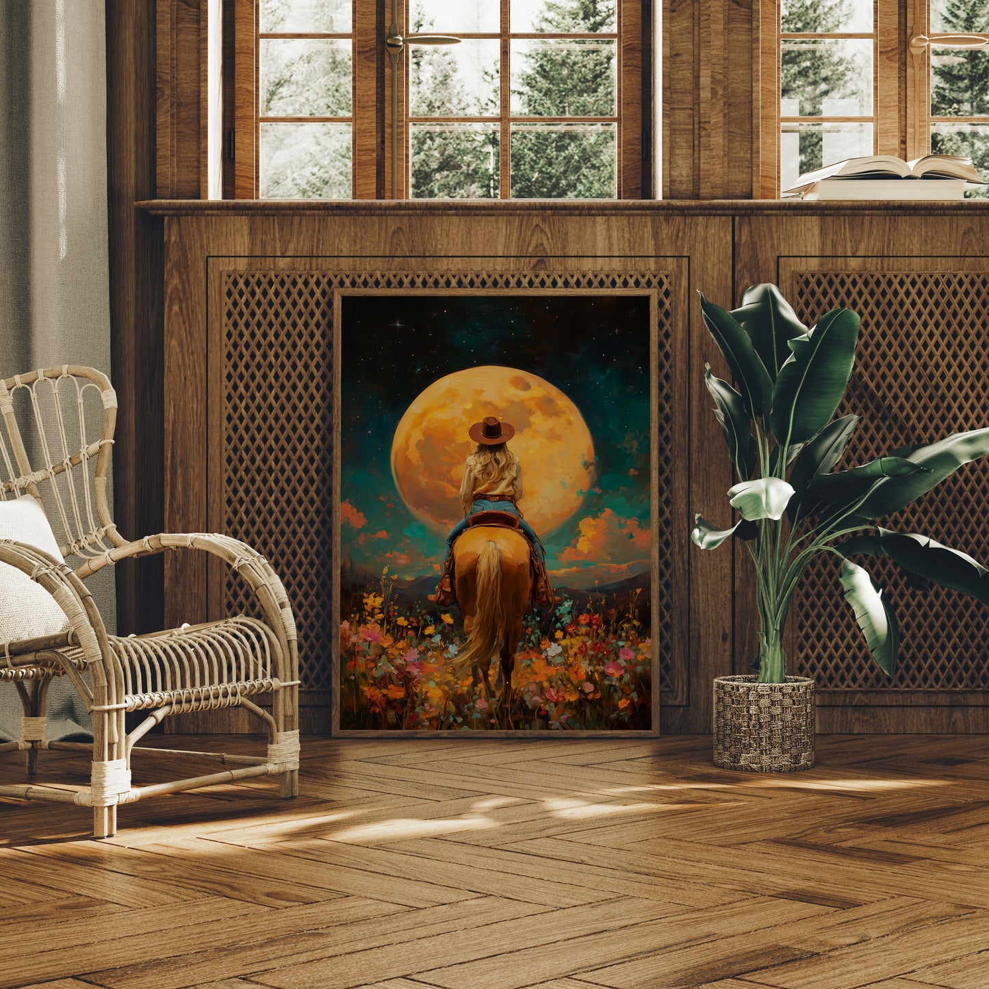 Moonlit Trail Leads To Wonder