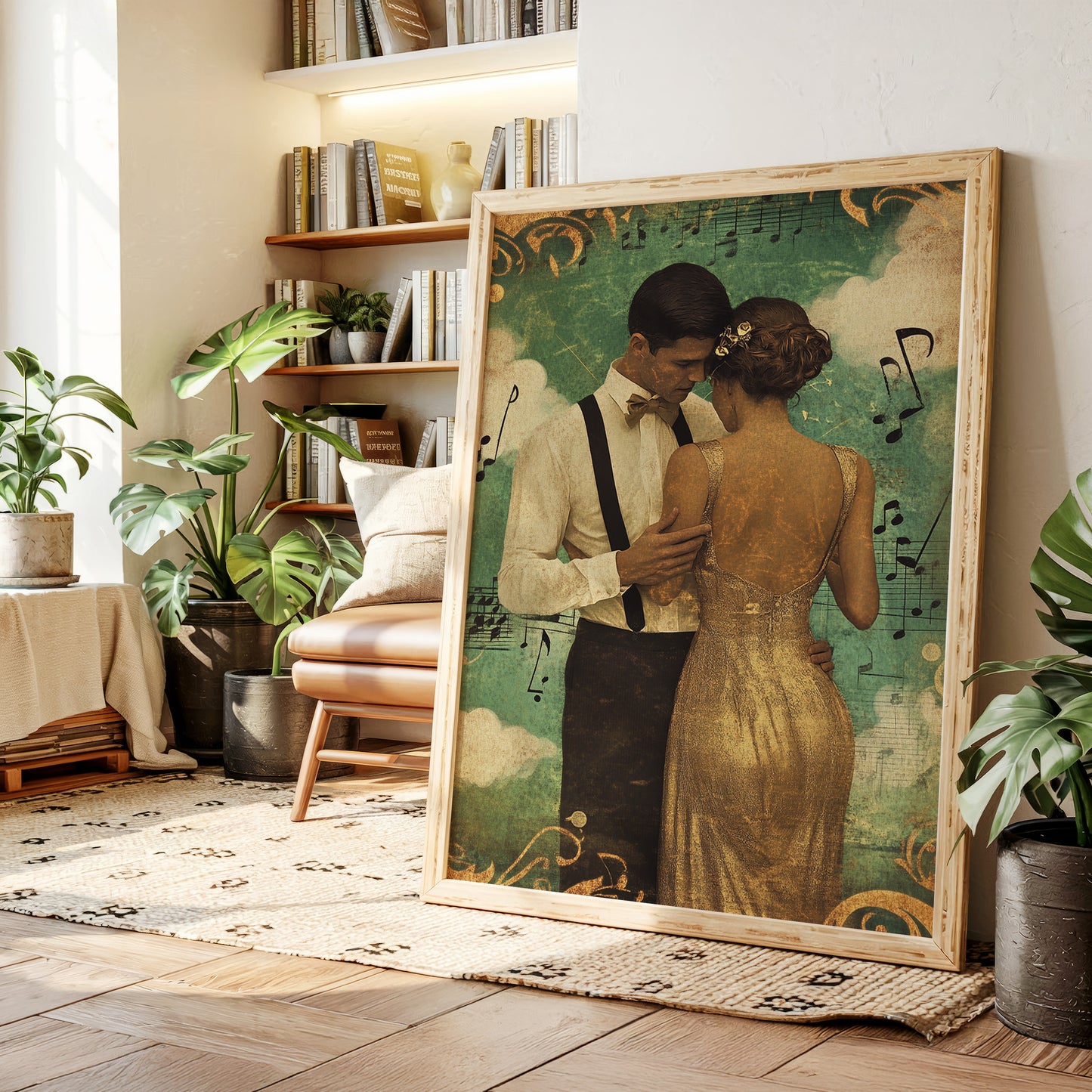 Golden Waltz Beneath the Music Sky