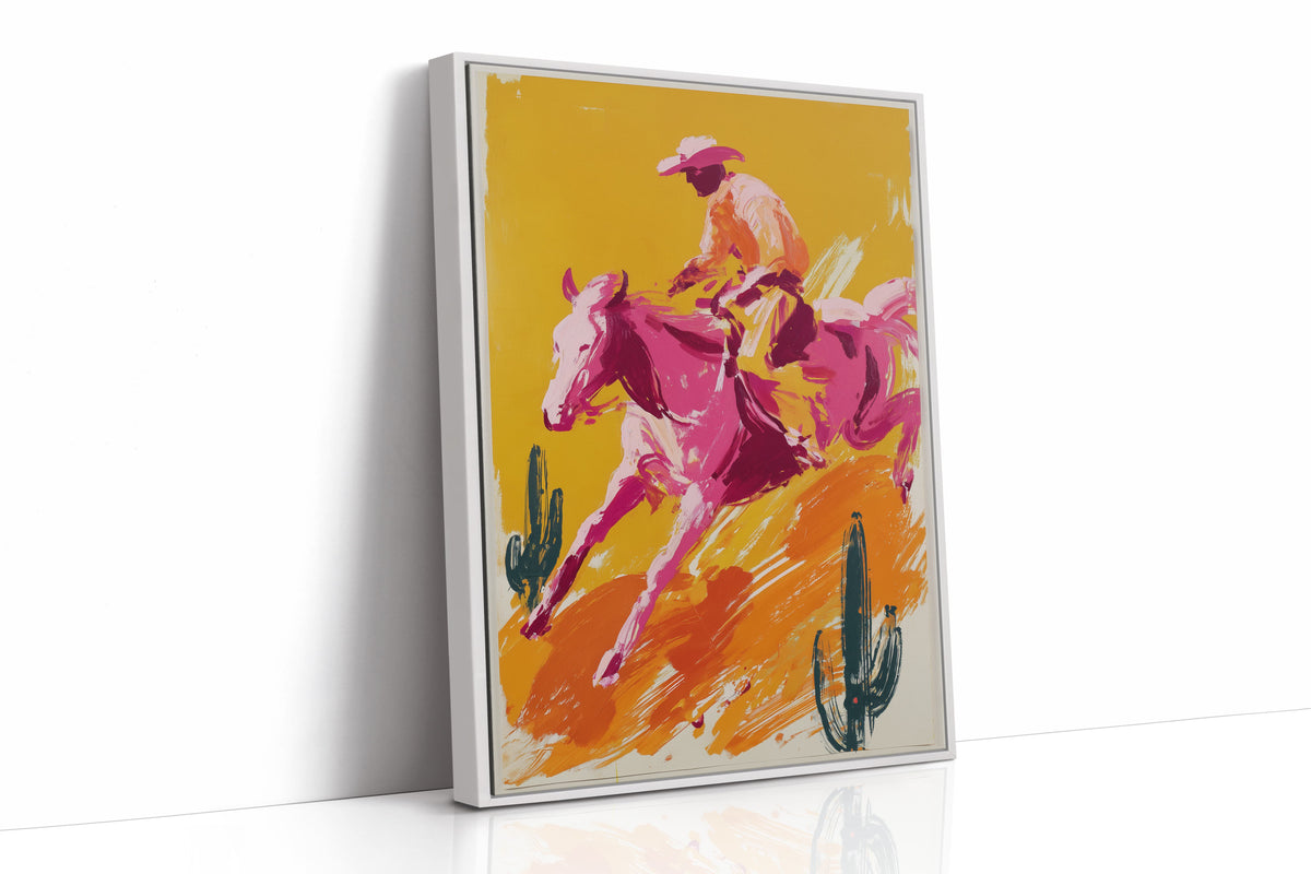 Riding Through Colorful Horizons