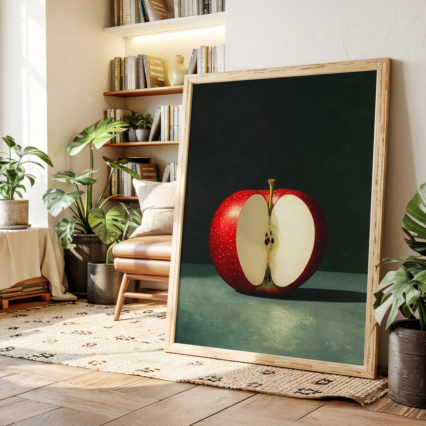 The Apple Divided in Stillness