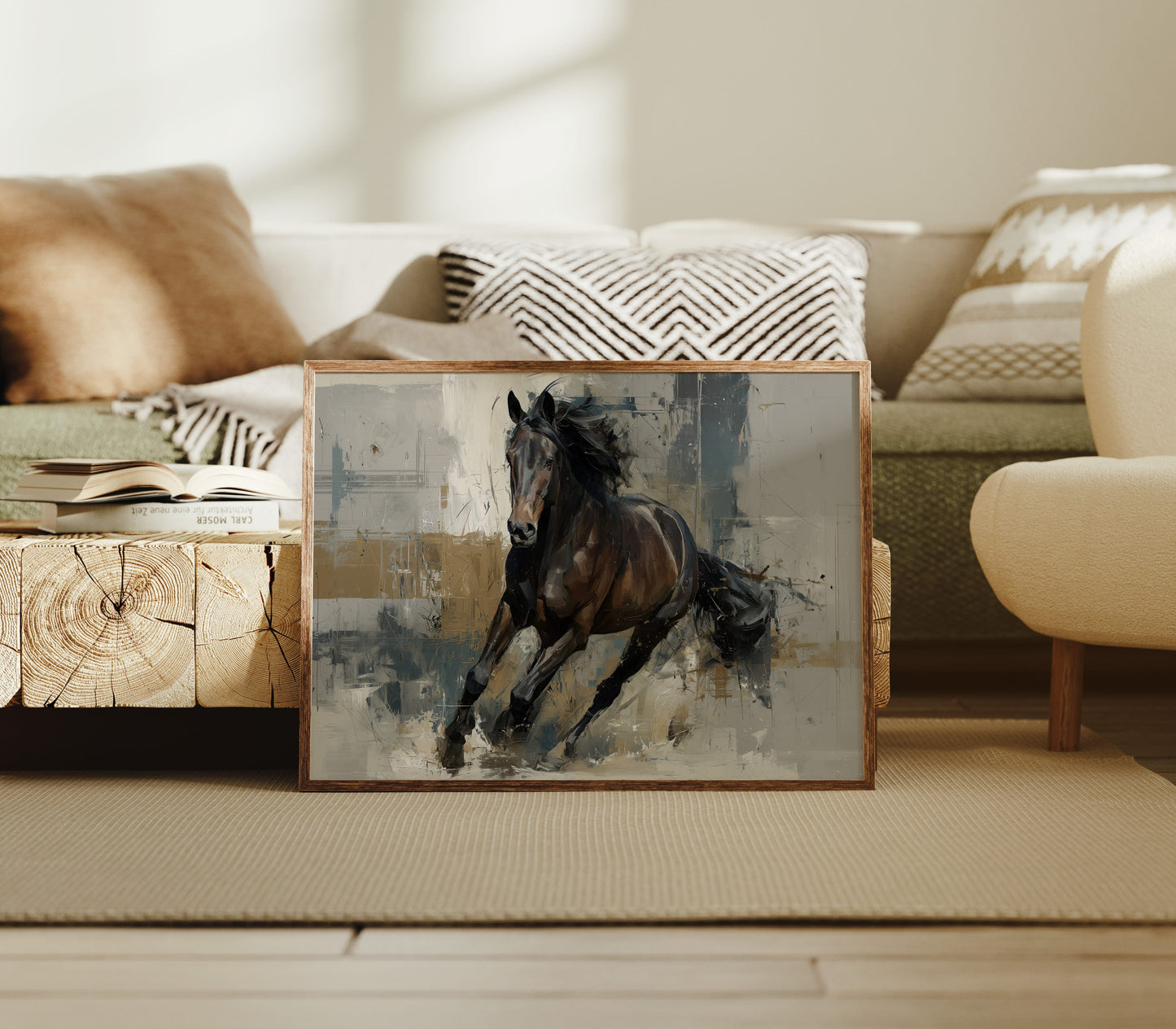 Untamed Spirit Breaks Through Storm