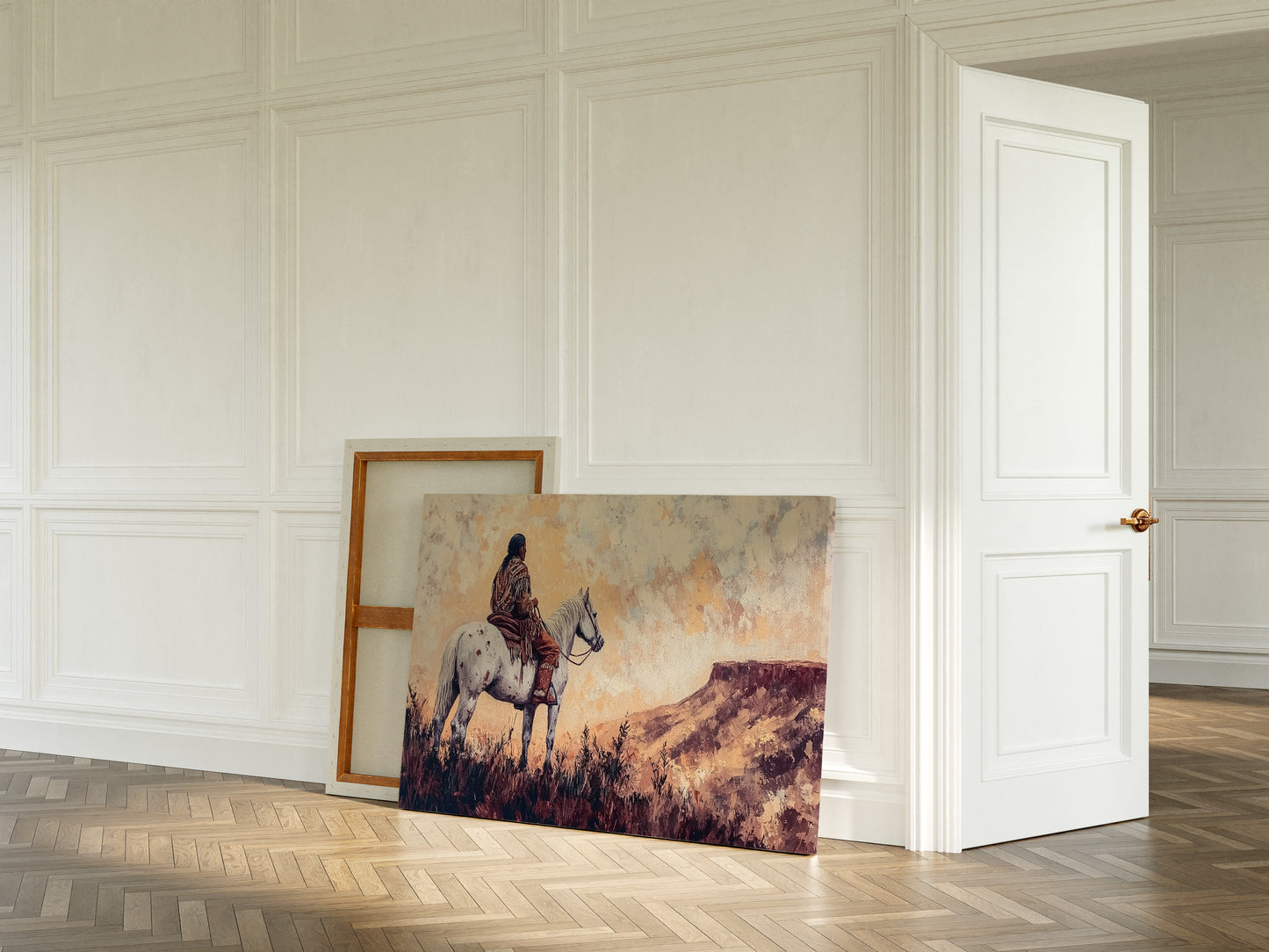 Twilight Scout Above Painted Mesa