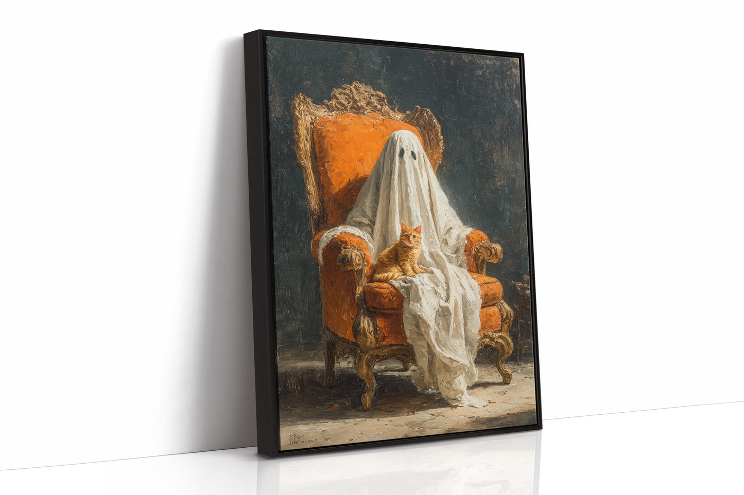 The Guardian in White Drapes